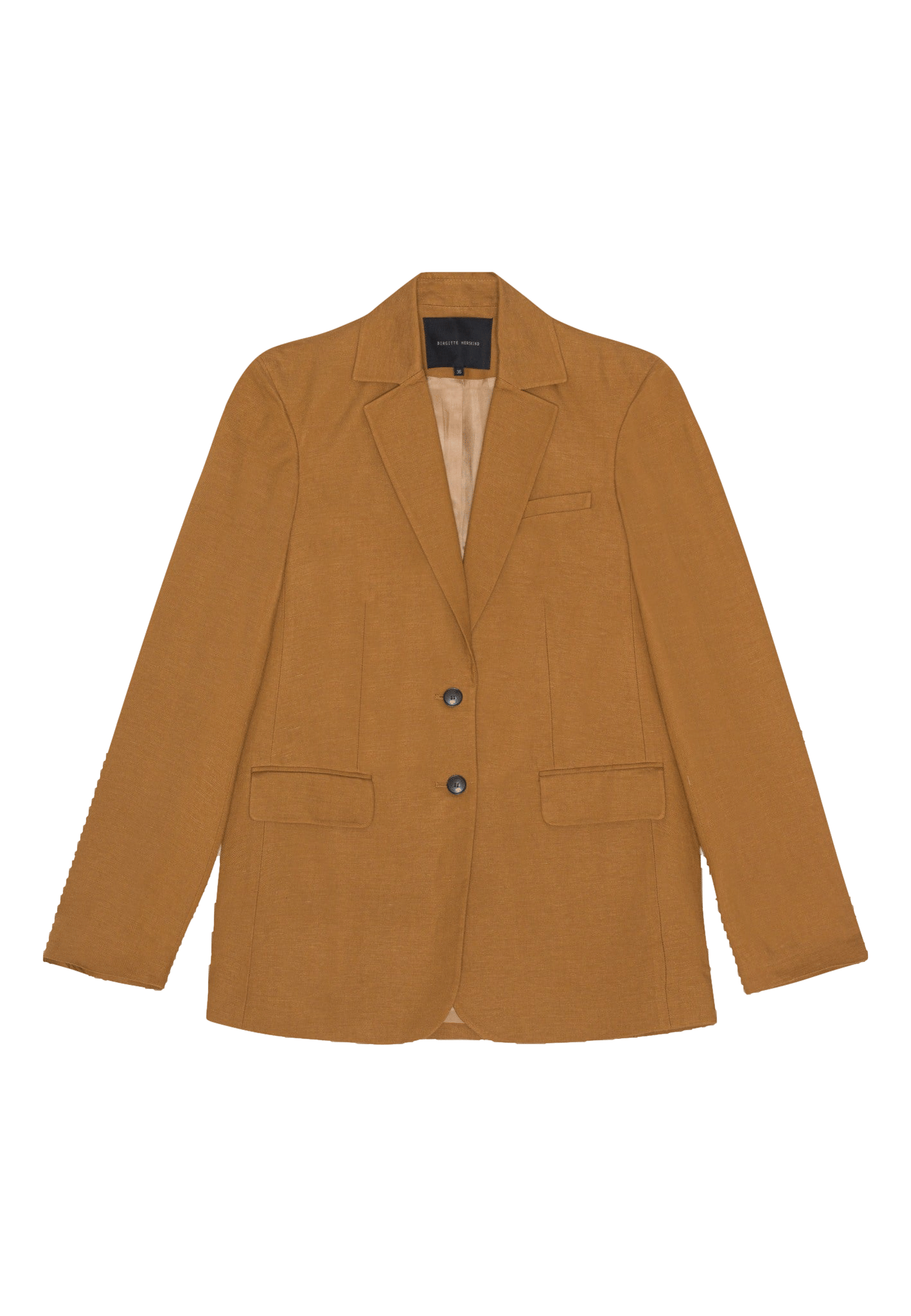 Mercy Linen Blazer - Cinnamon made by HERSKIND