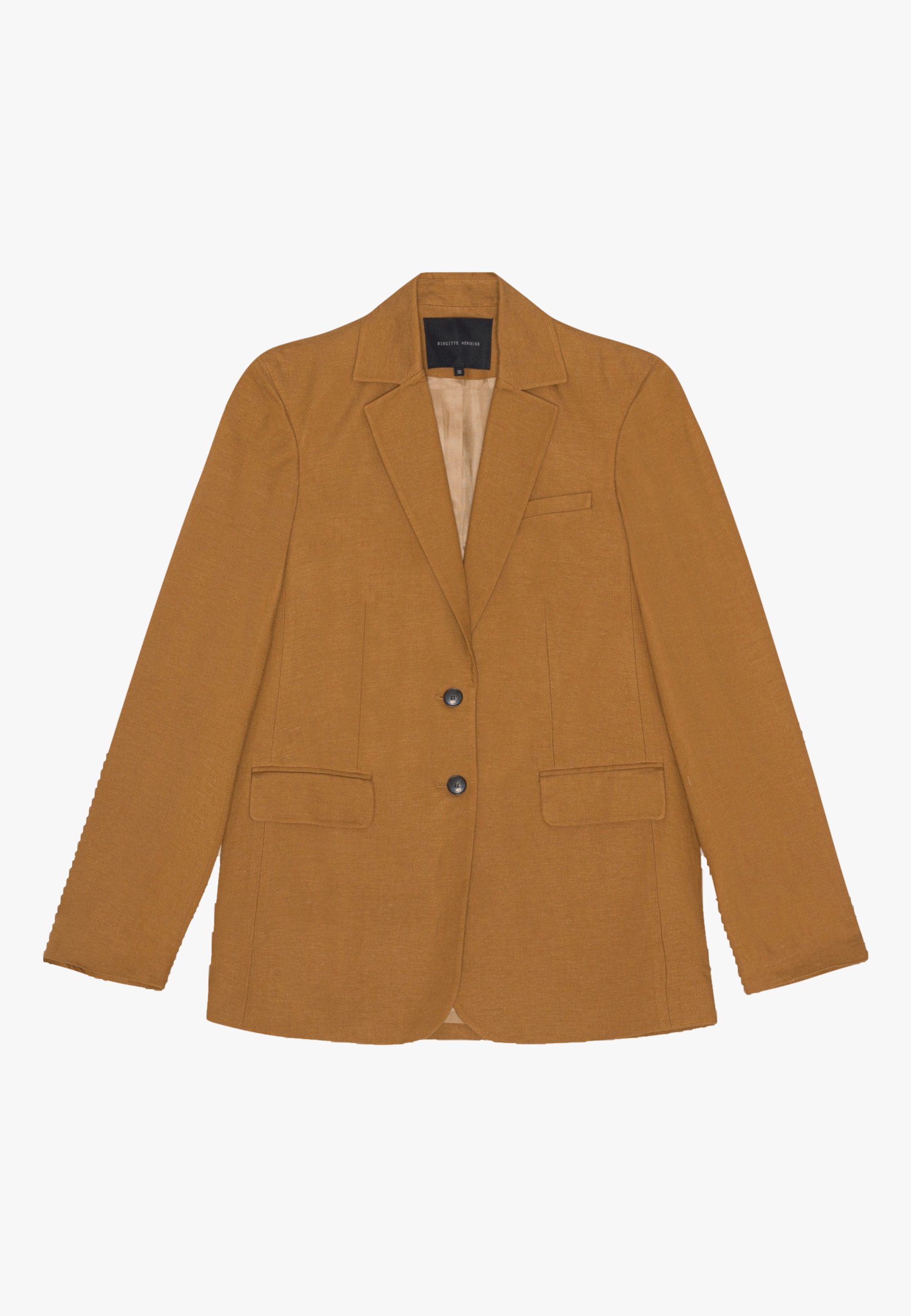 Mercy Linen Blazer - Cinnamon made by HERSKIND