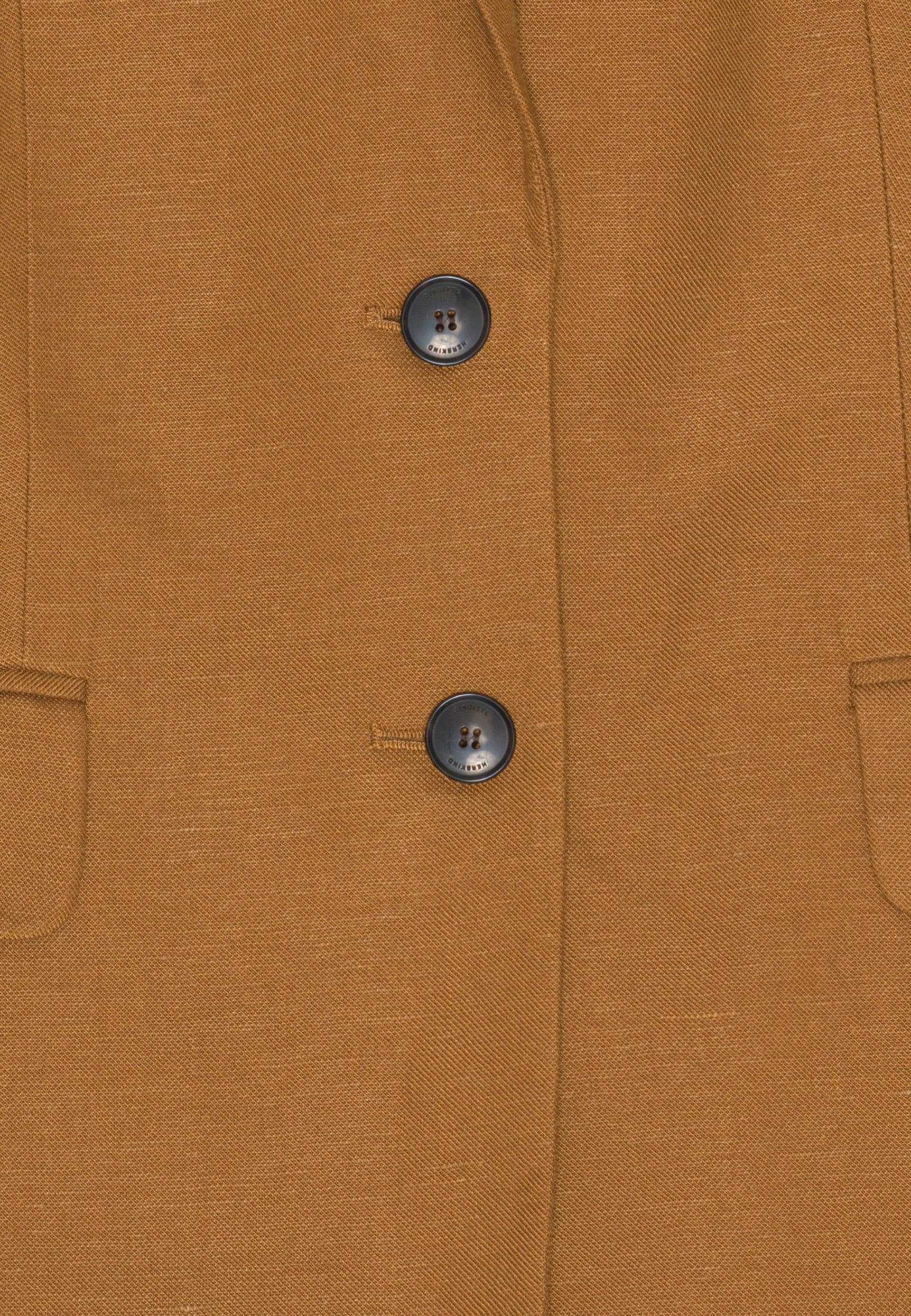 Mercy Linen Blazer - Cinnamon made by HERSKIND