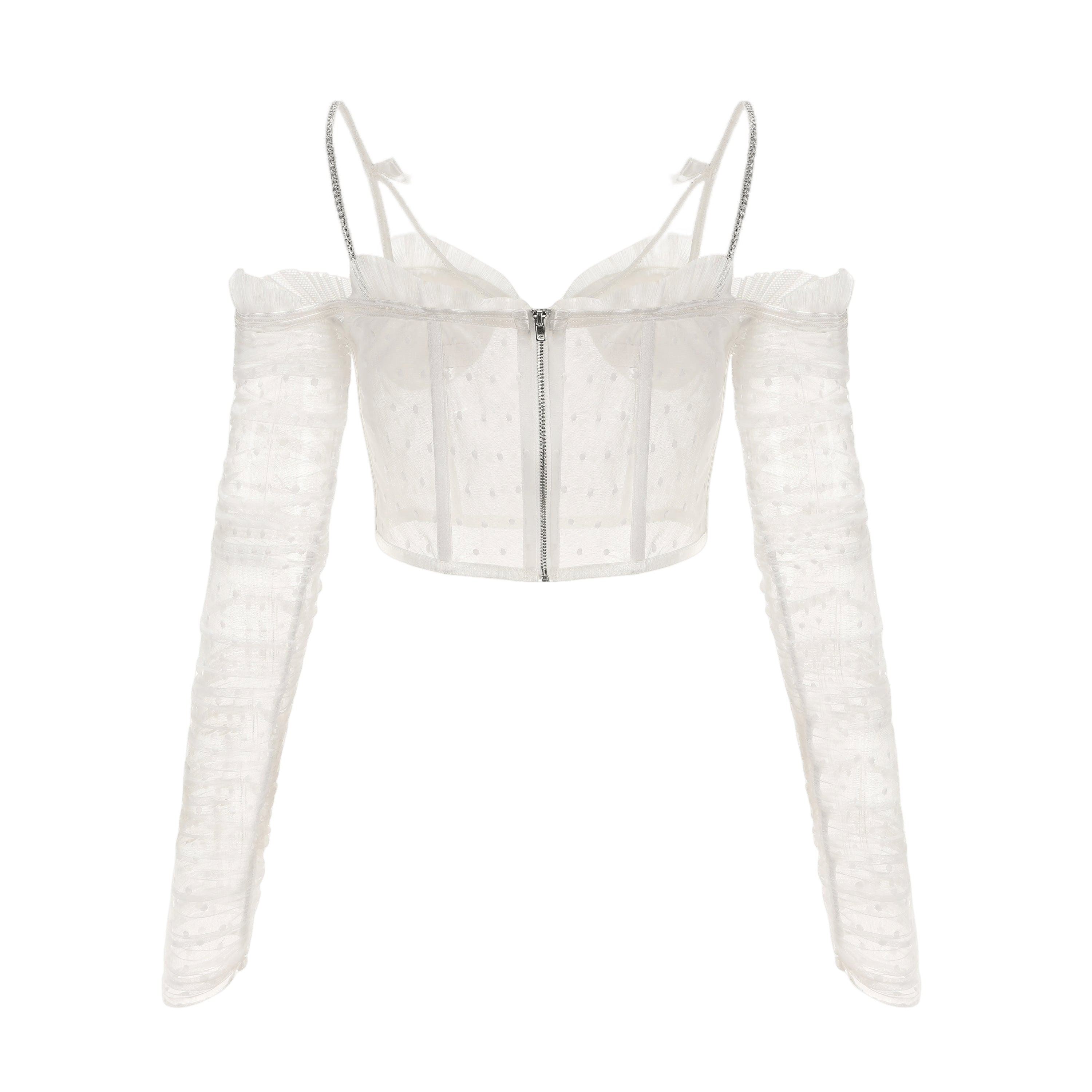 White Ariana Top (Final Sale) made by Nana Jacqueline