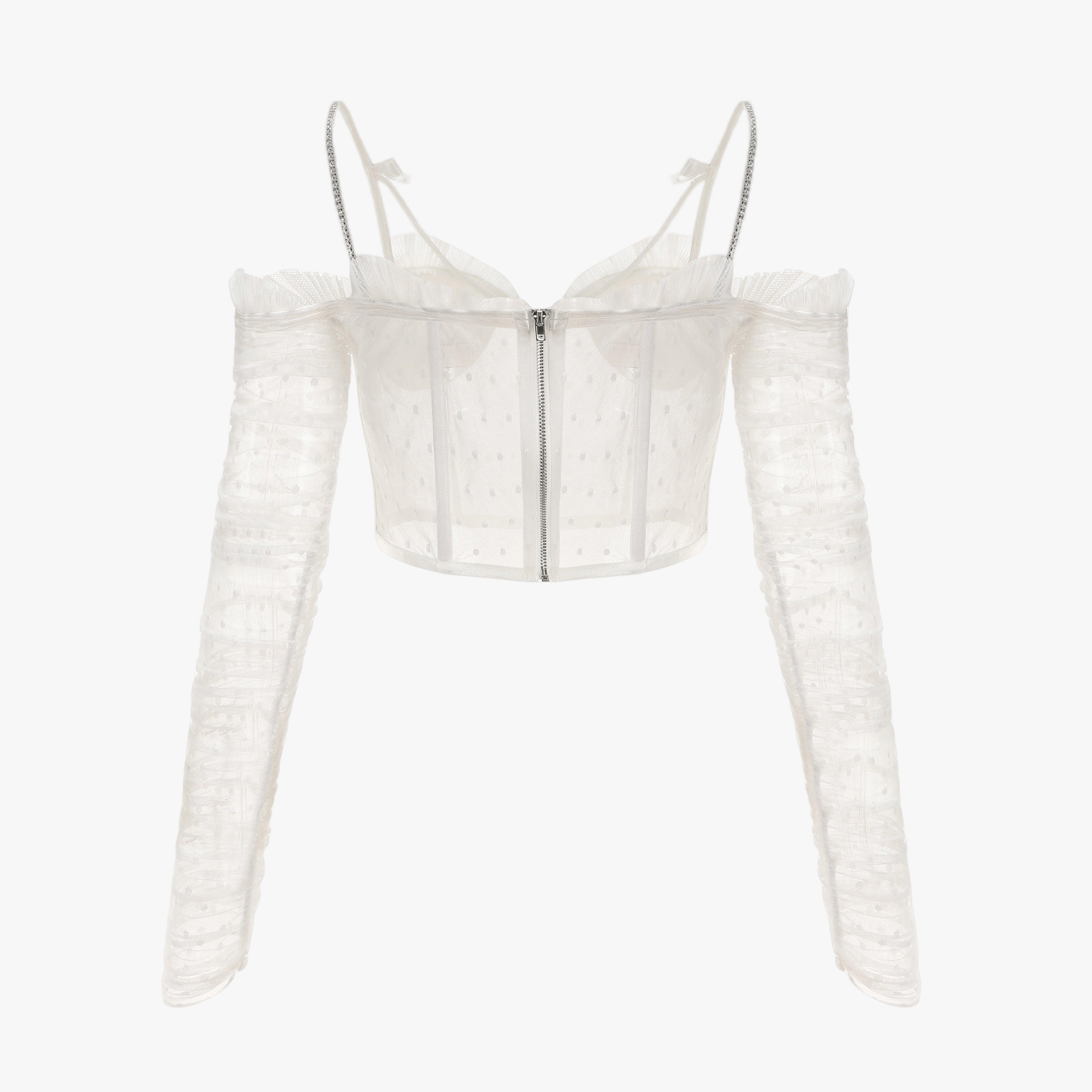 White Ariana Top (Final Sale) made by Nana Jacqueline