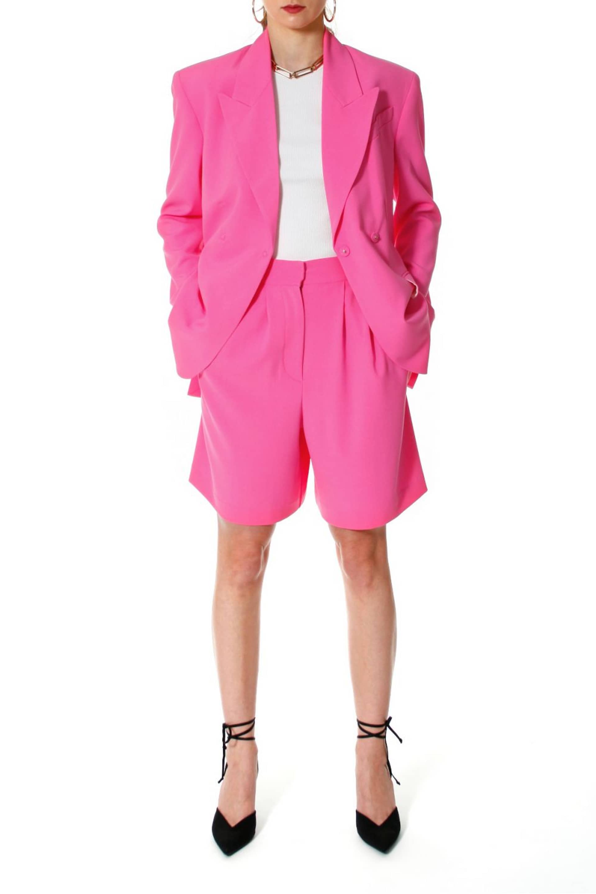 Shorts Billie Pink Carnation made by HALEWSKI