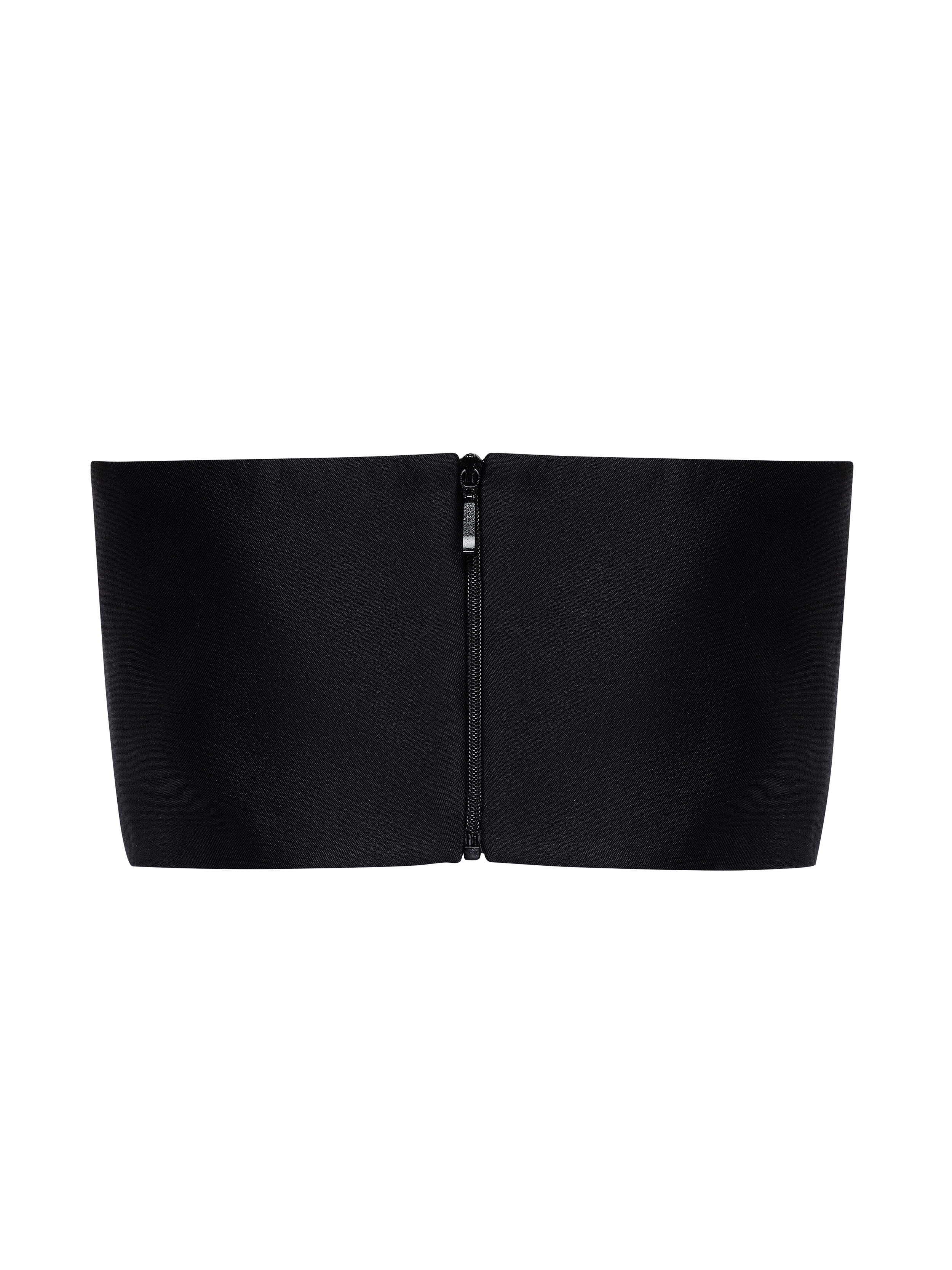 Embellished Plunge Neckline Top in Black made by NDS The Label