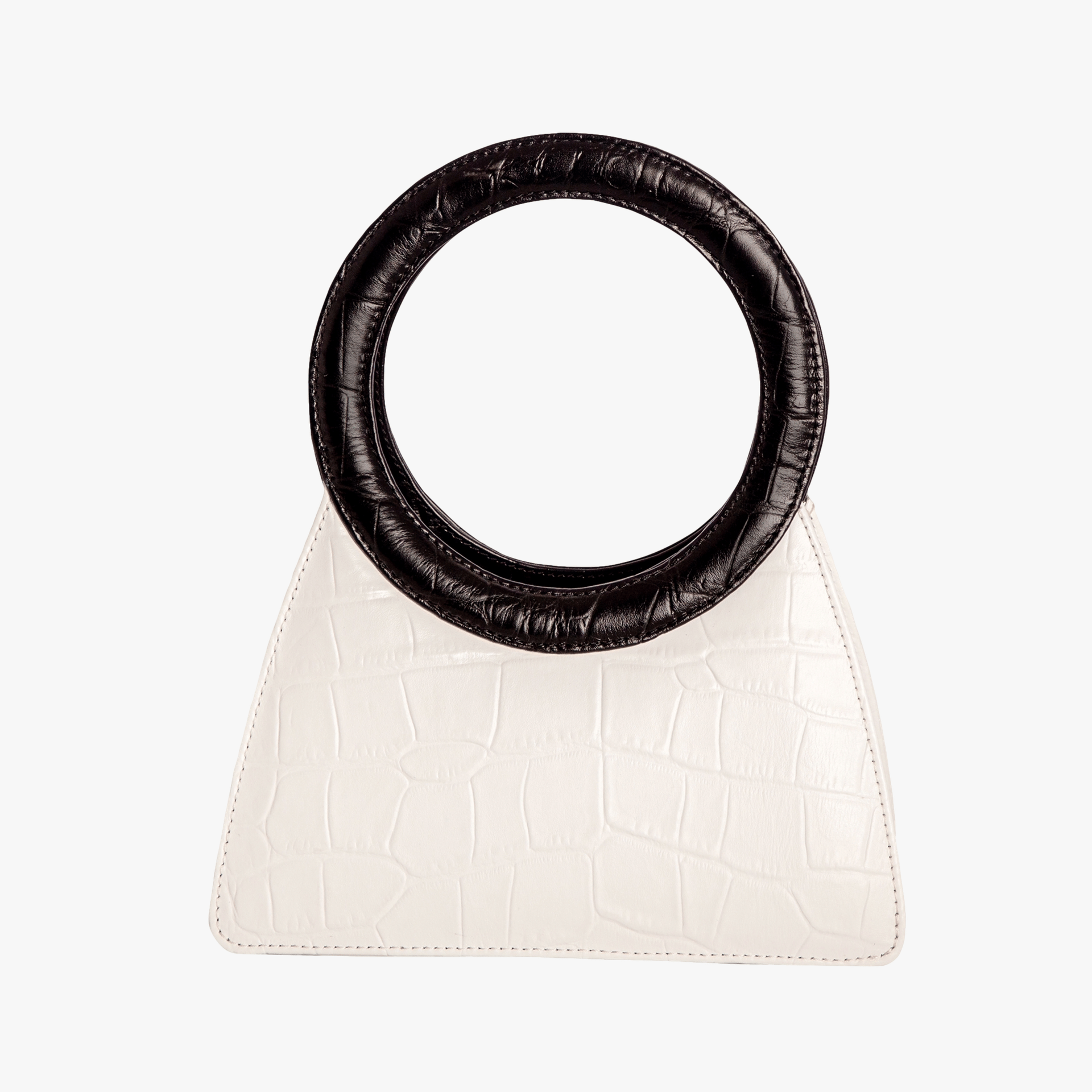 Aseela - White - Circular Top Handle made by ALIEL