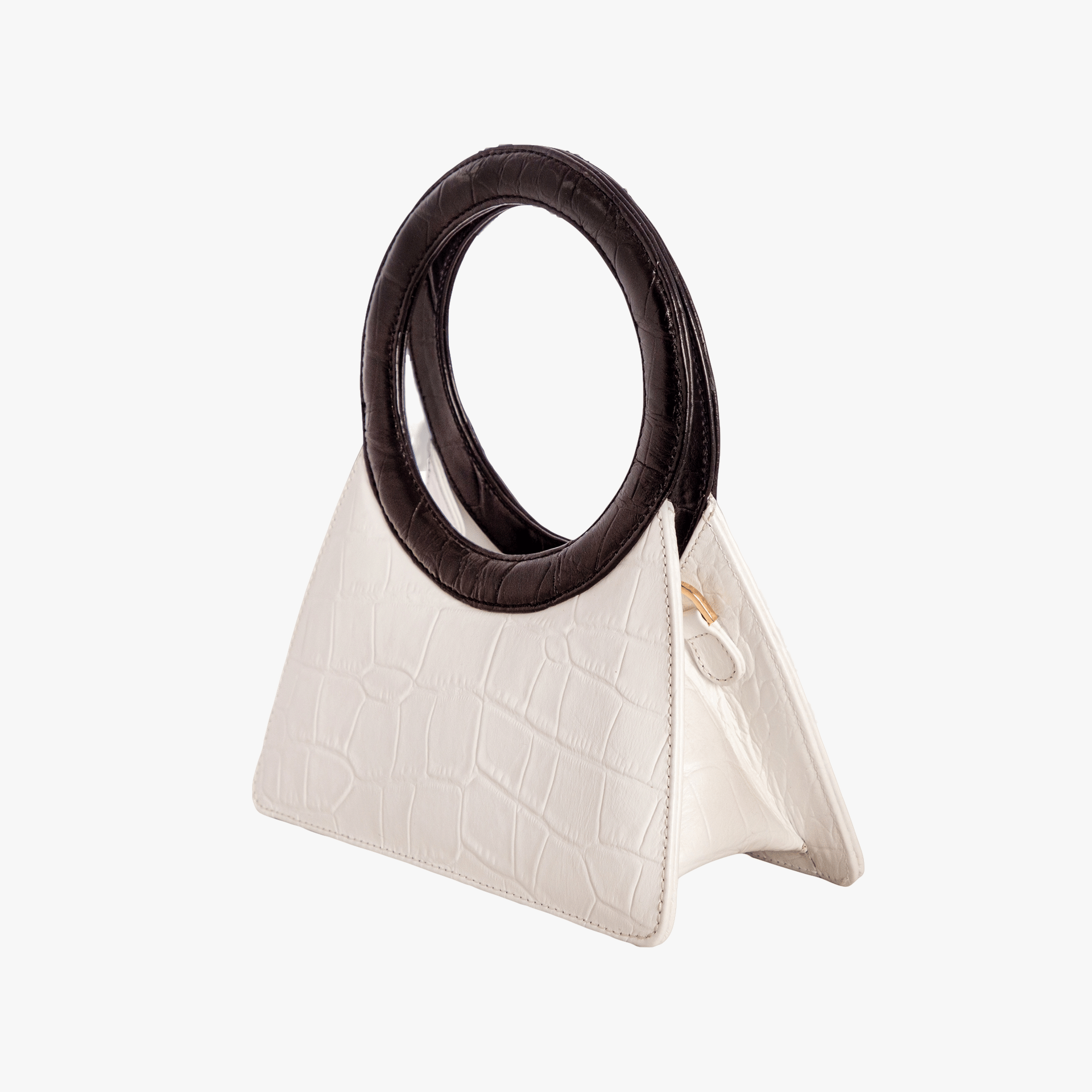 Aseela - White - Circular Top Handle made by ALIEL