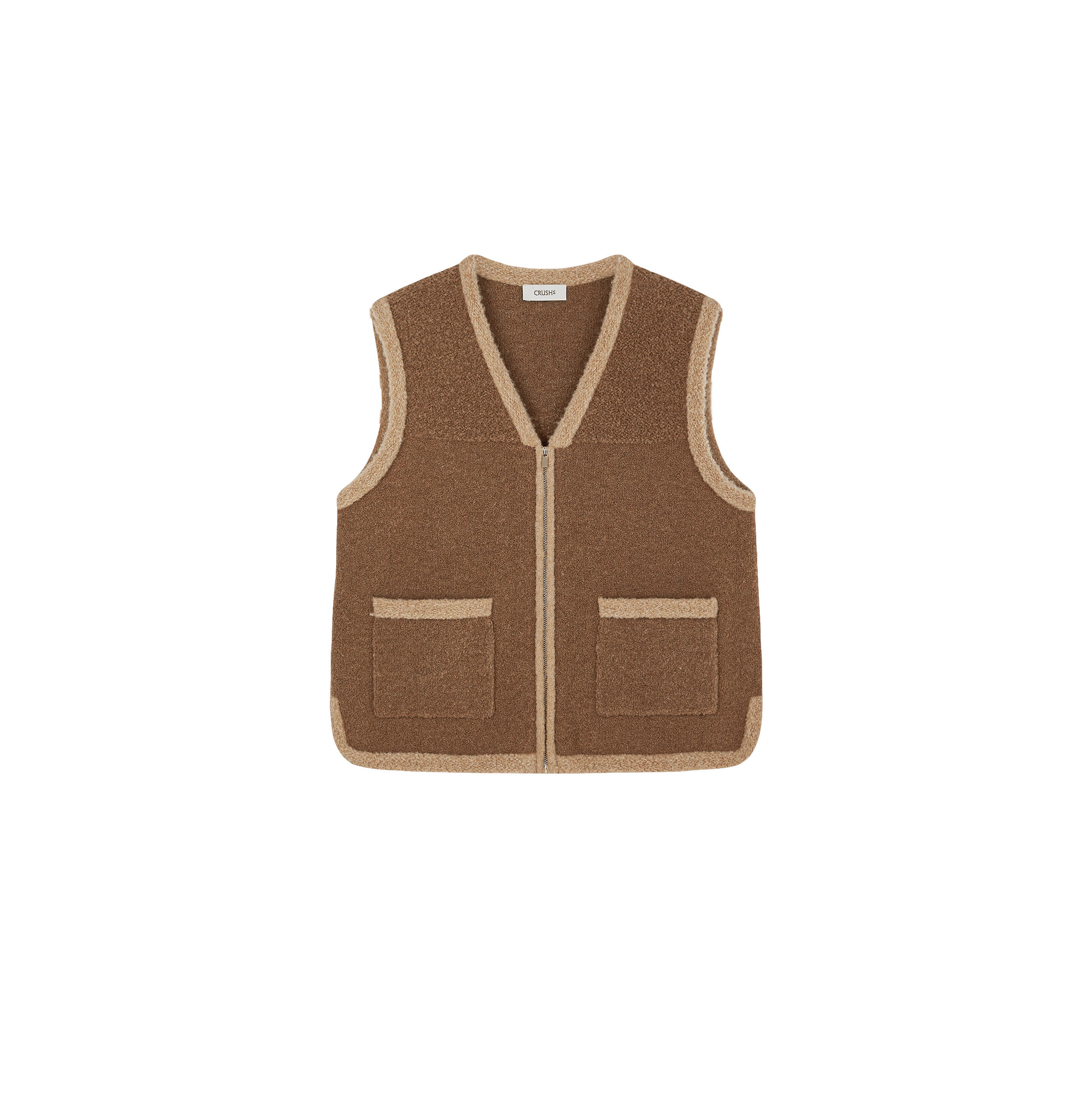 TEDDY BOUCLÉ WAISTCOAT made by CRUSH Collection