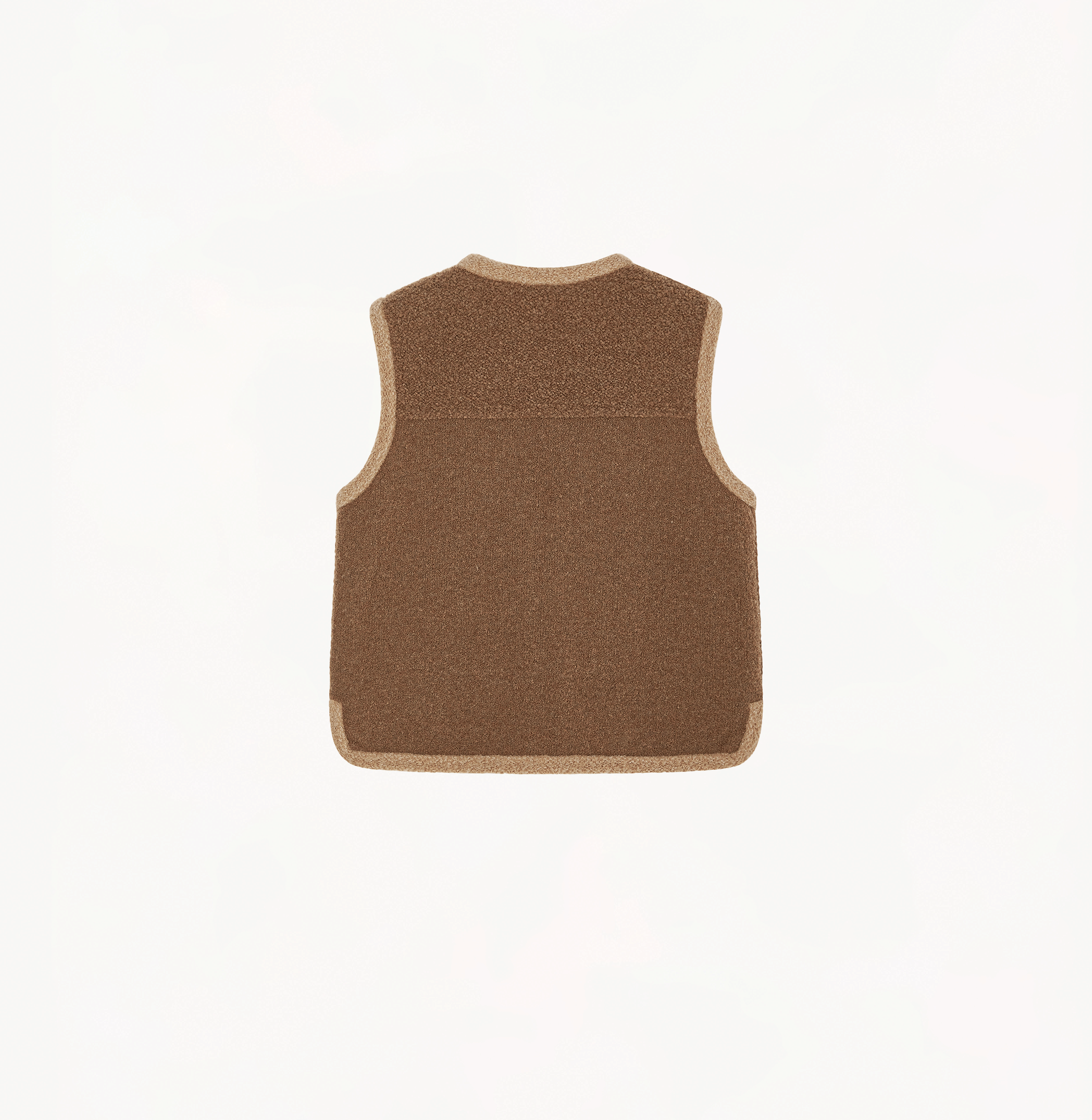 TEDDY BOUCLÉ WAISTCOAT made by CRUSH Collection