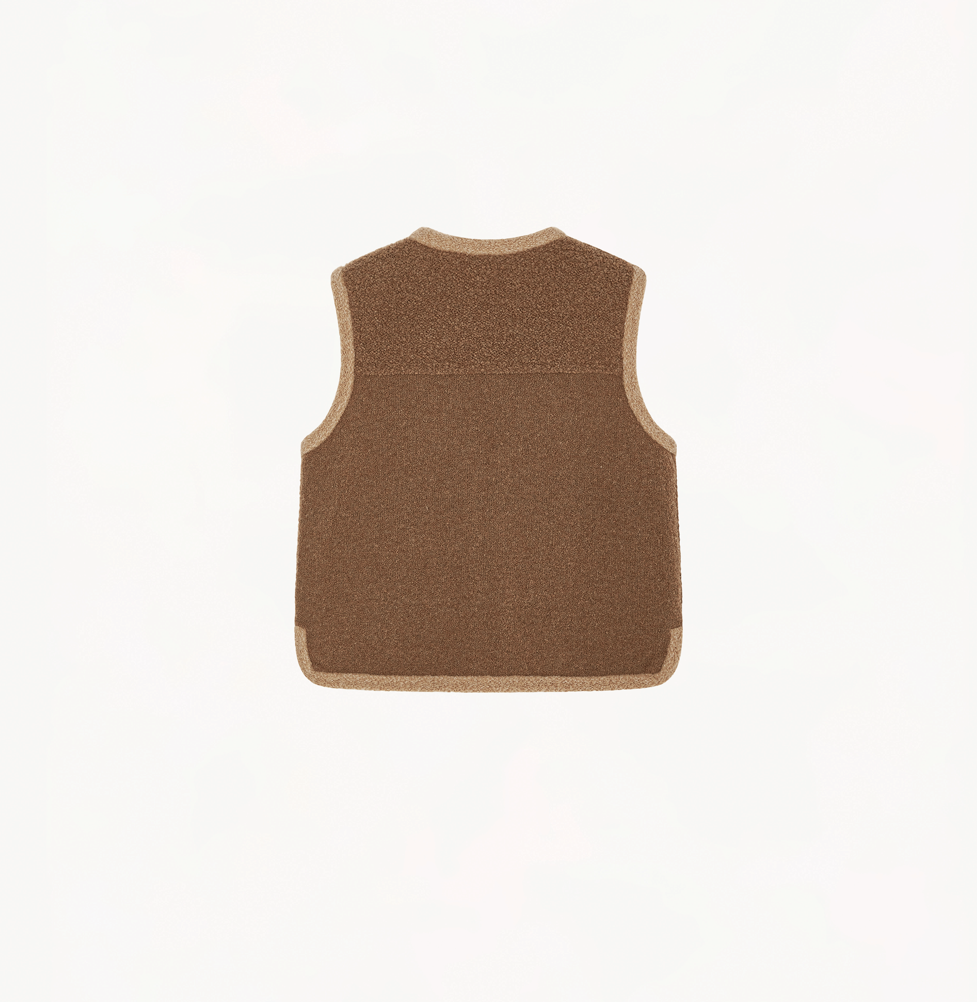 TEDDY BOUCLÉ WAISTCOAT made by CRUSH Collection