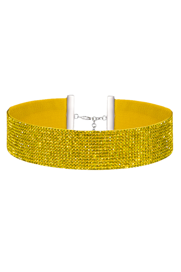 Charlotte Choker Vibrant Yellow made by NUÉ