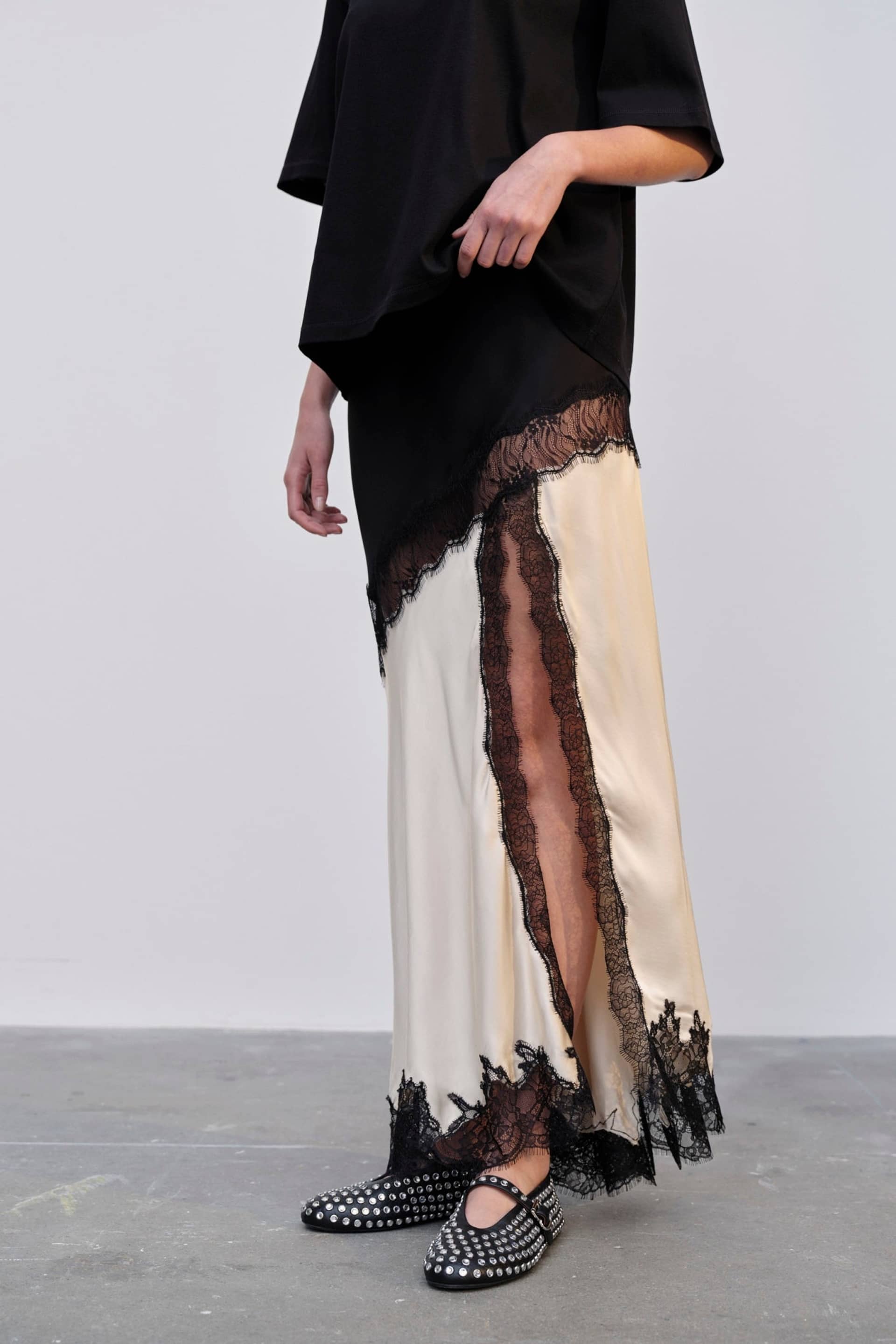 Panter Skirt - Creme / Black made by HERSKIND