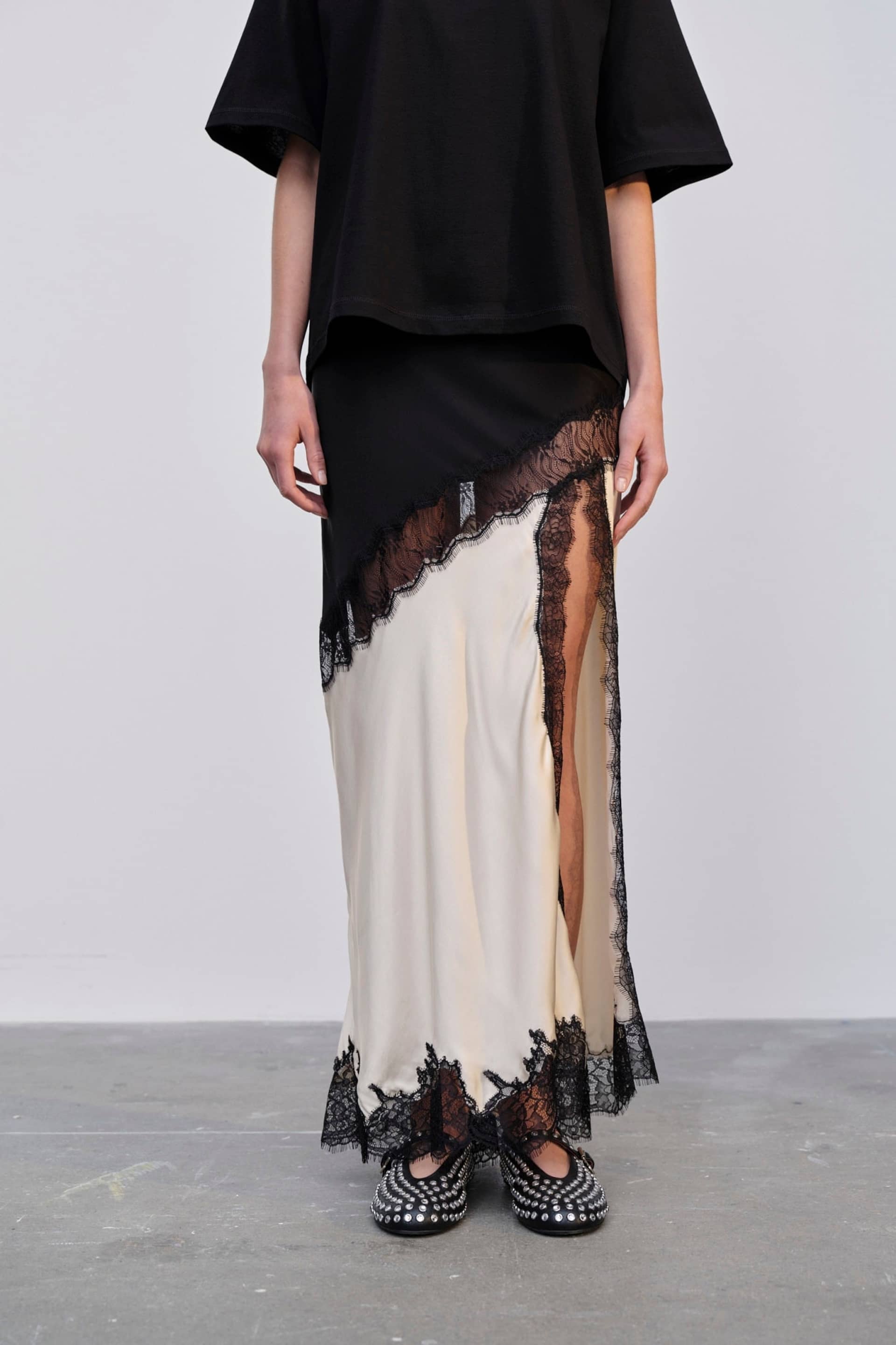 Panter Skirt - Creme / Black made by HERSKIND