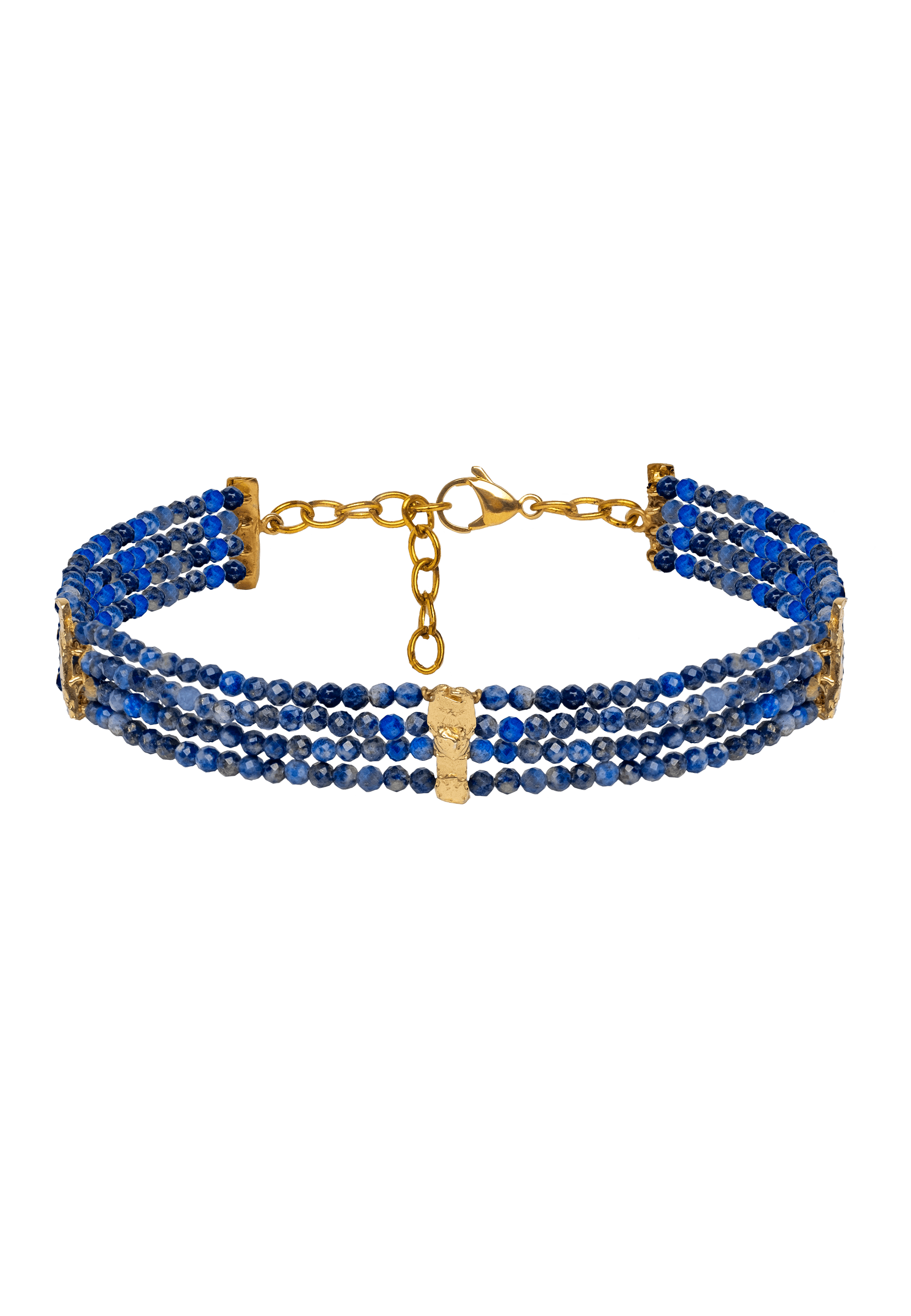 Blue Liliana Choker made by Lavani Jewels