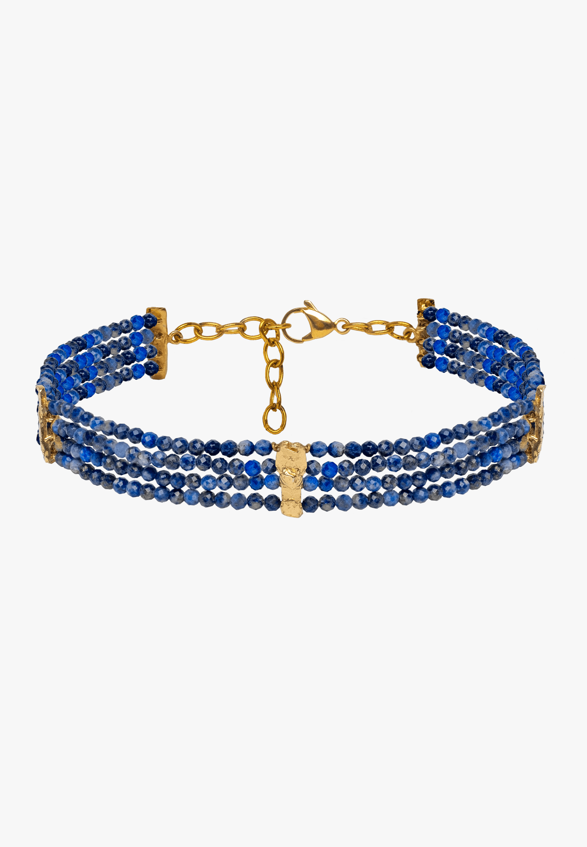 Blue Liliana Choker made by Lavani Jewels