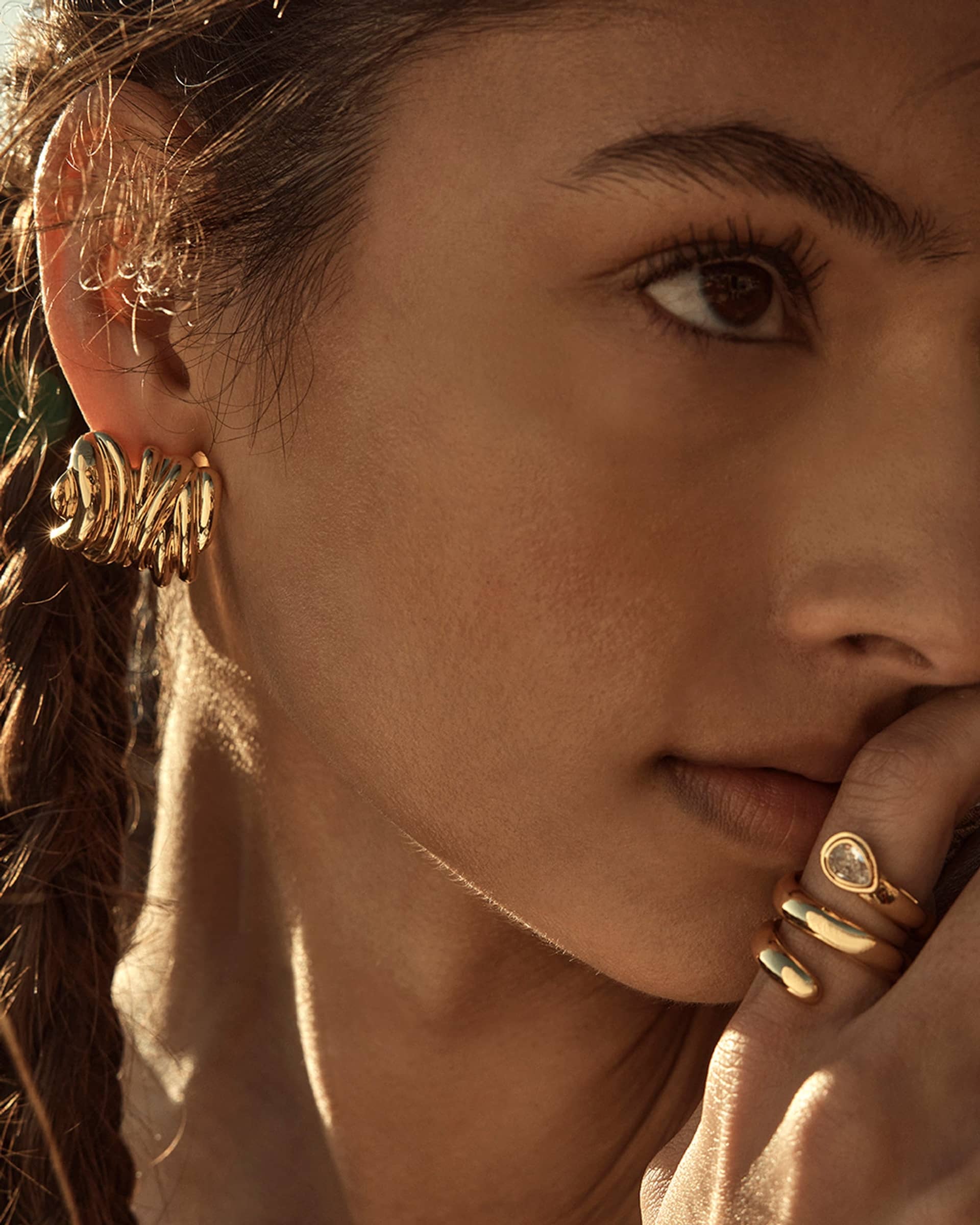 Alvita earrings made by Amber Sceats