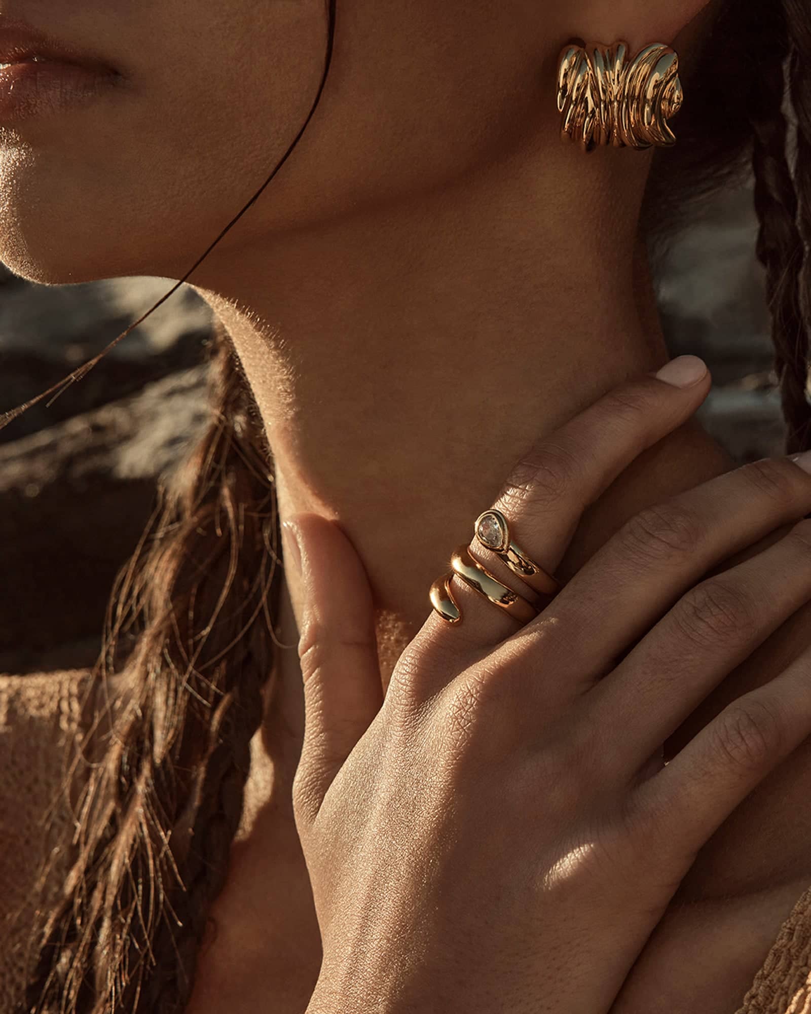 Alvita earrings made by Amber Sceats