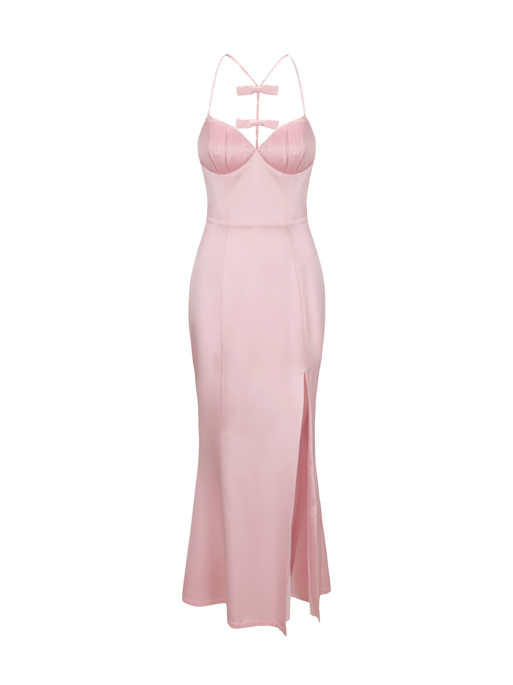 Angelique Bow Dress (Pink) (Final Sale) in Pink made by Nana Jacqueline