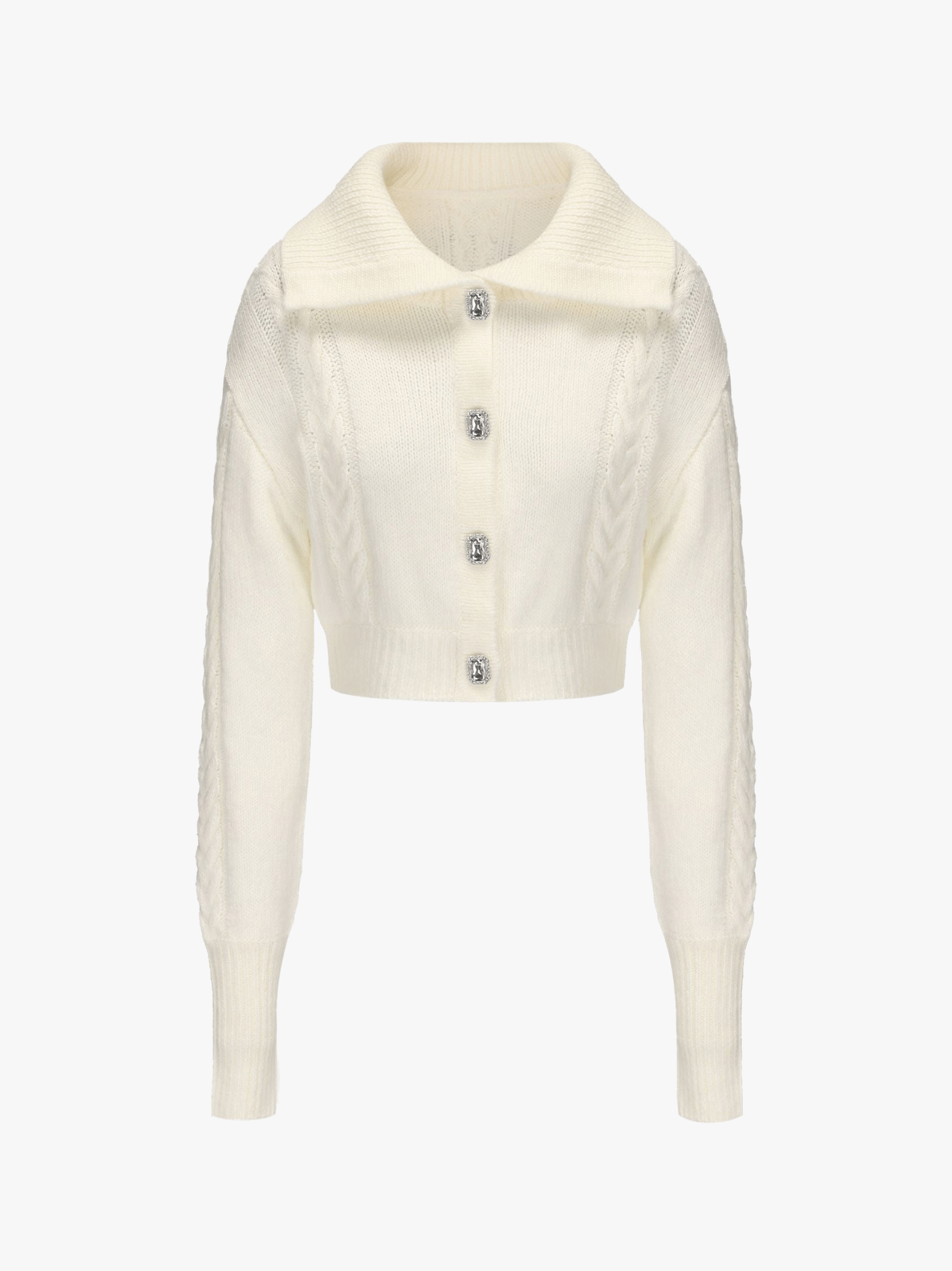 Addison Coat + Scarf Set (White) made by Nana Jacqueline