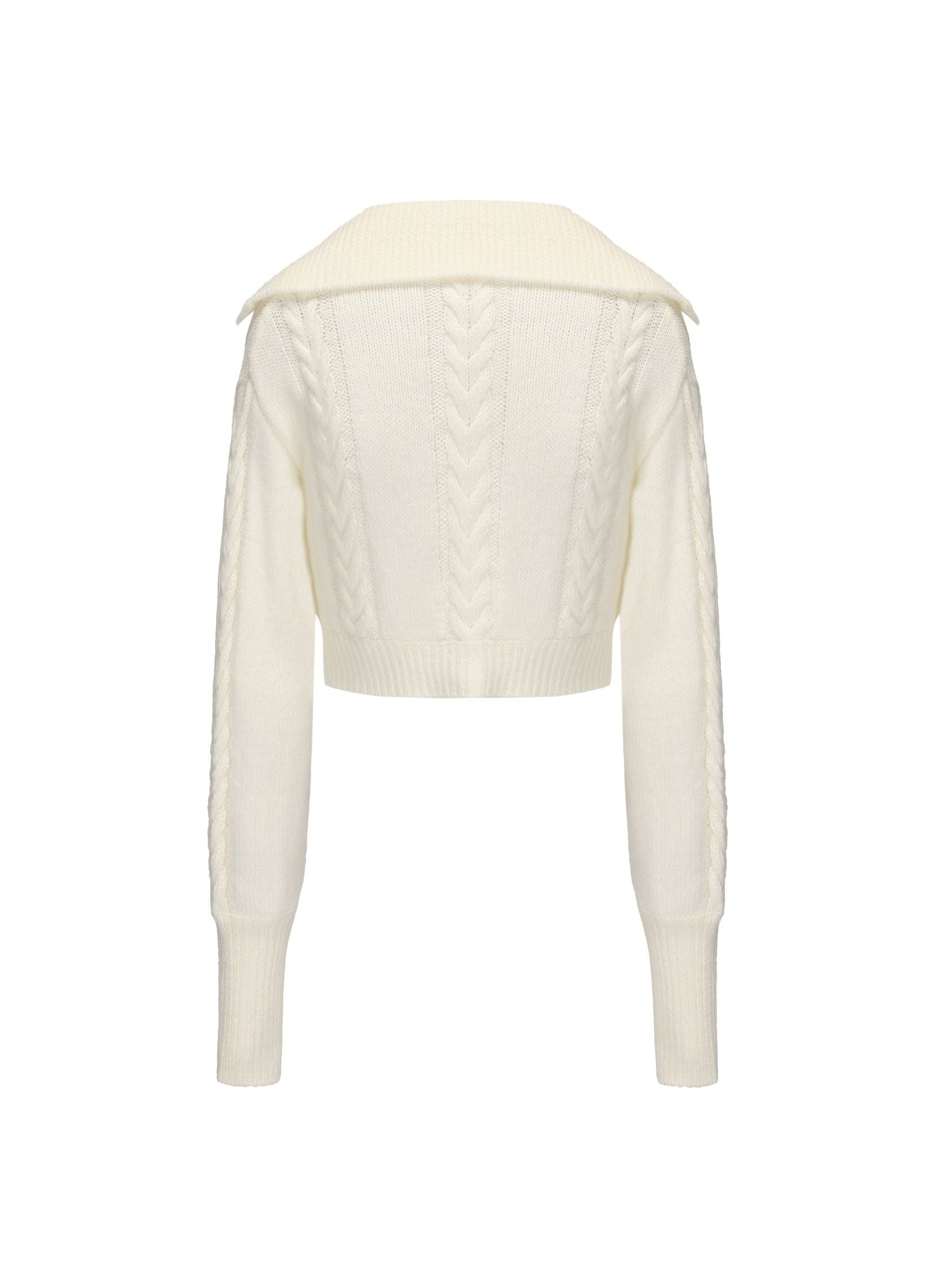 Addison Coat + Scarf Set (White) made by Nana Jacqueline