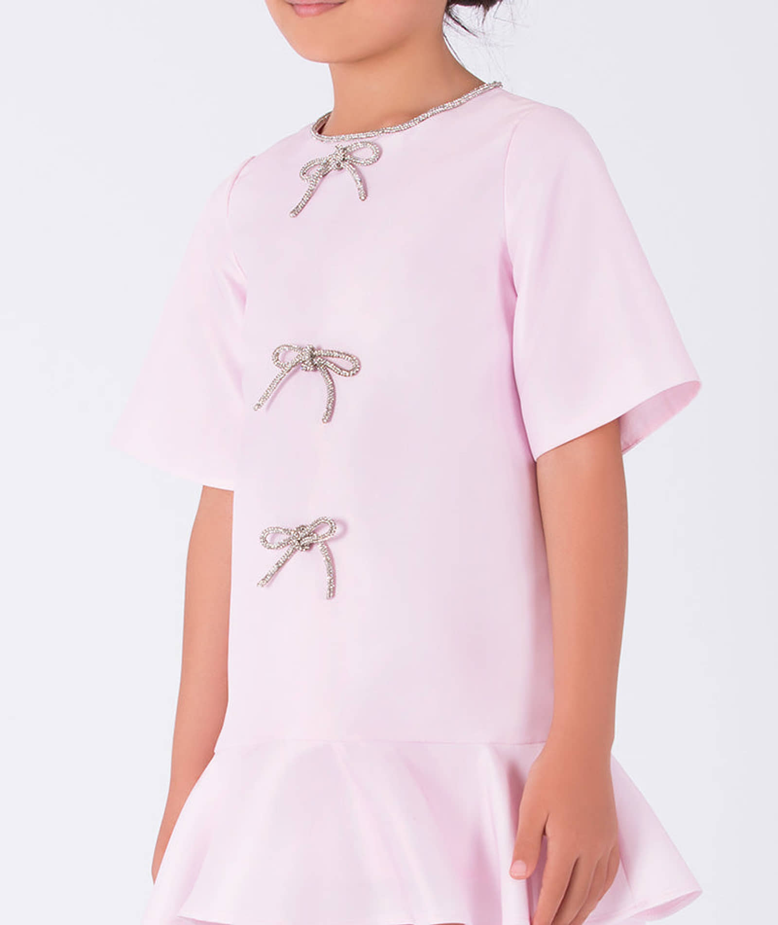 Bow Accent Dress made by Mama Luma