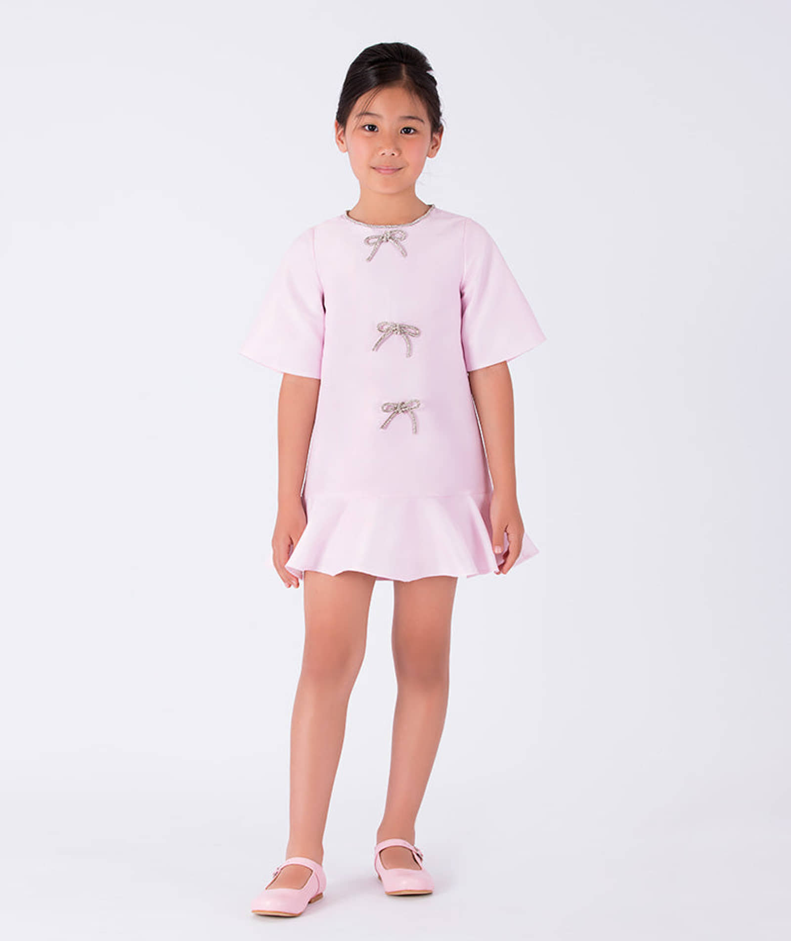 Bow Accent Dress made by Mama Luma