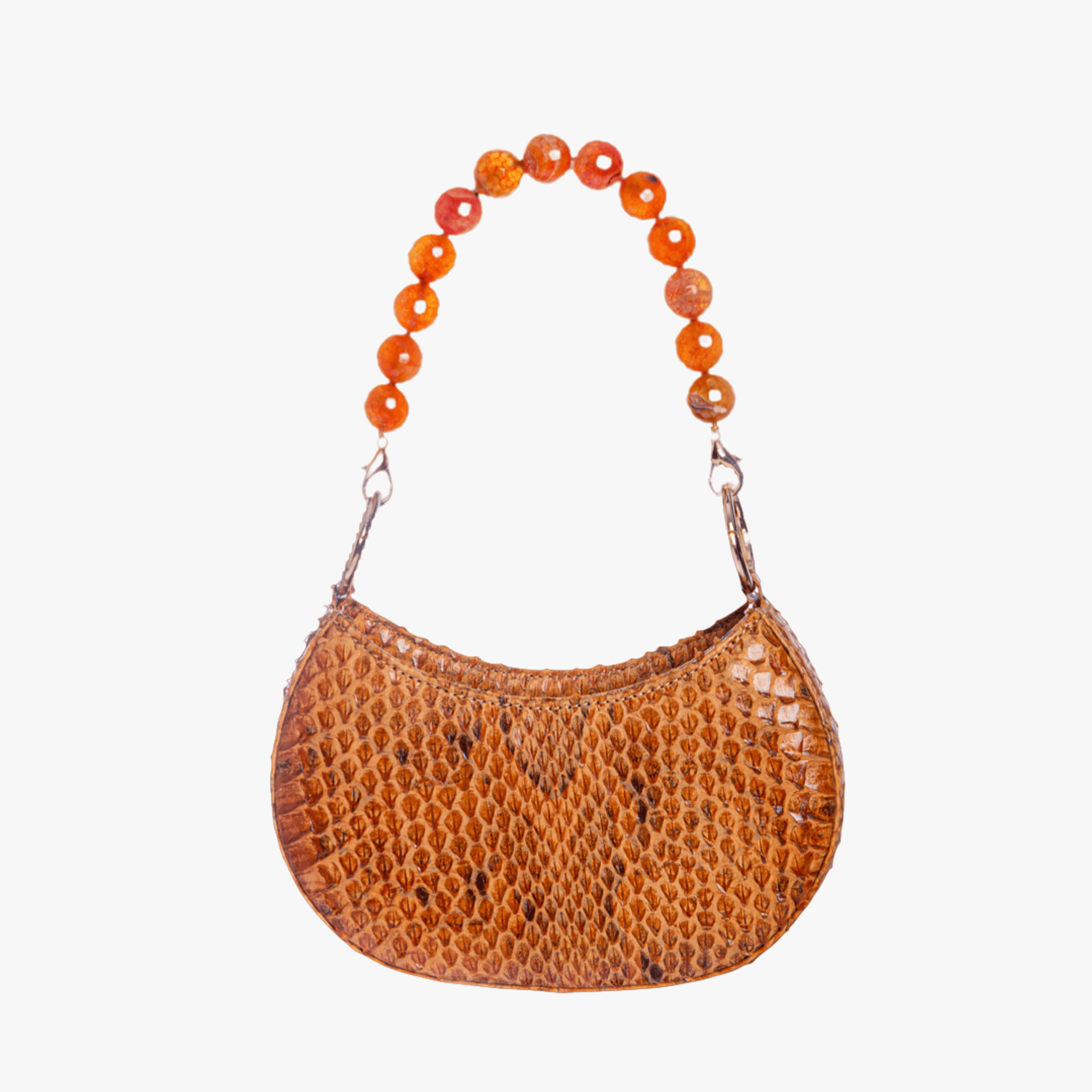 Basita - Orange - Hand Bag made by ALIEL