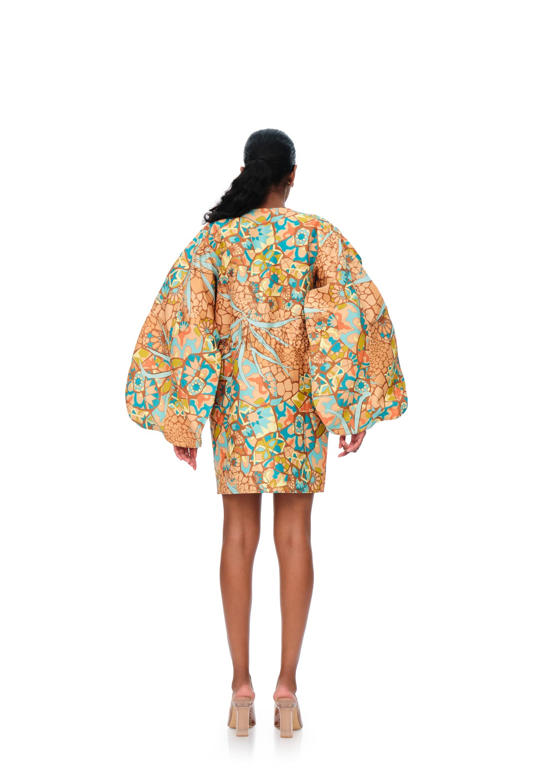 LIDA DRESS - ILIA II PRINT made by Andrea Iyamah