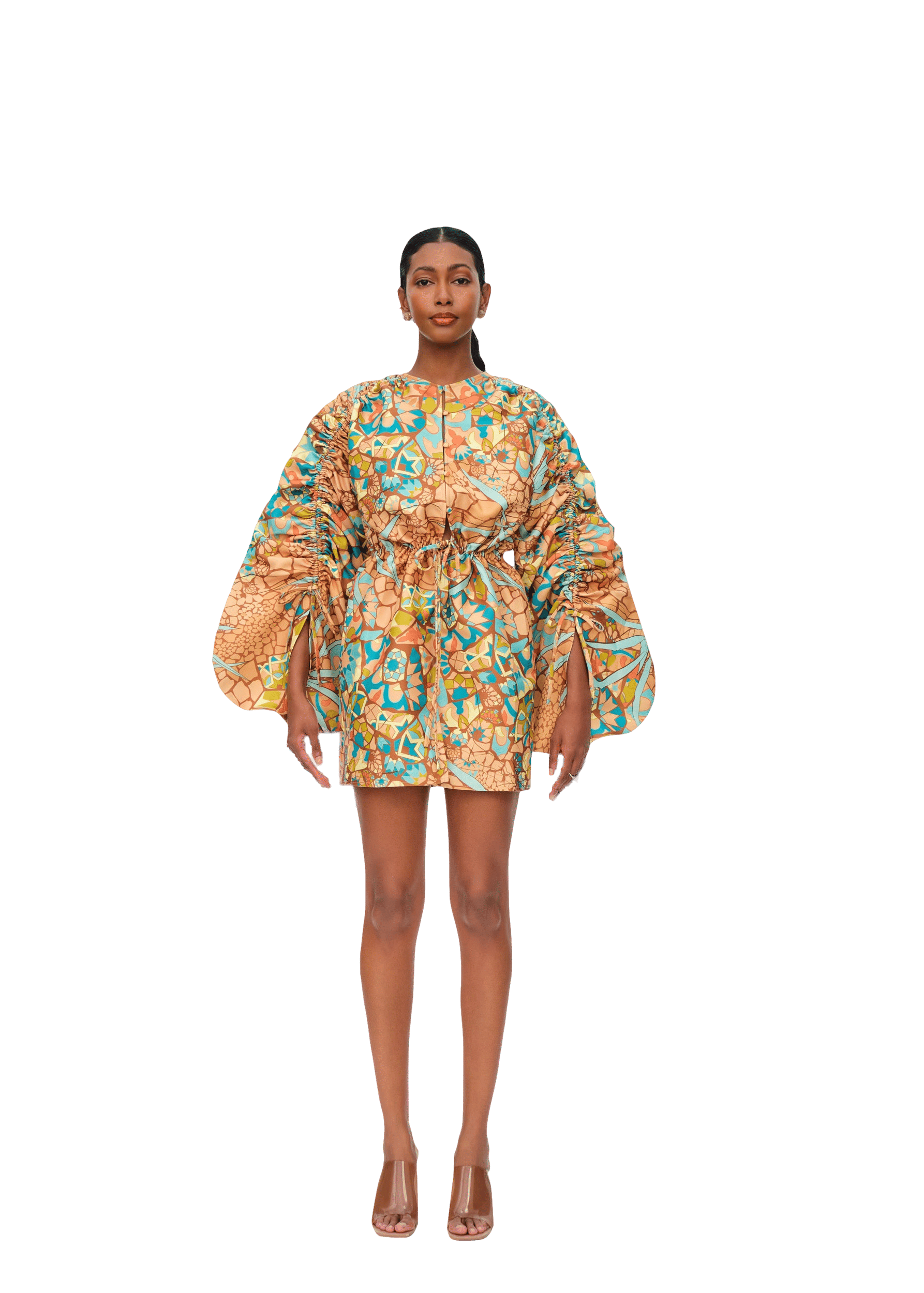 LIDA DRESS - ILIA II PRINT made by Andrea Iyamah