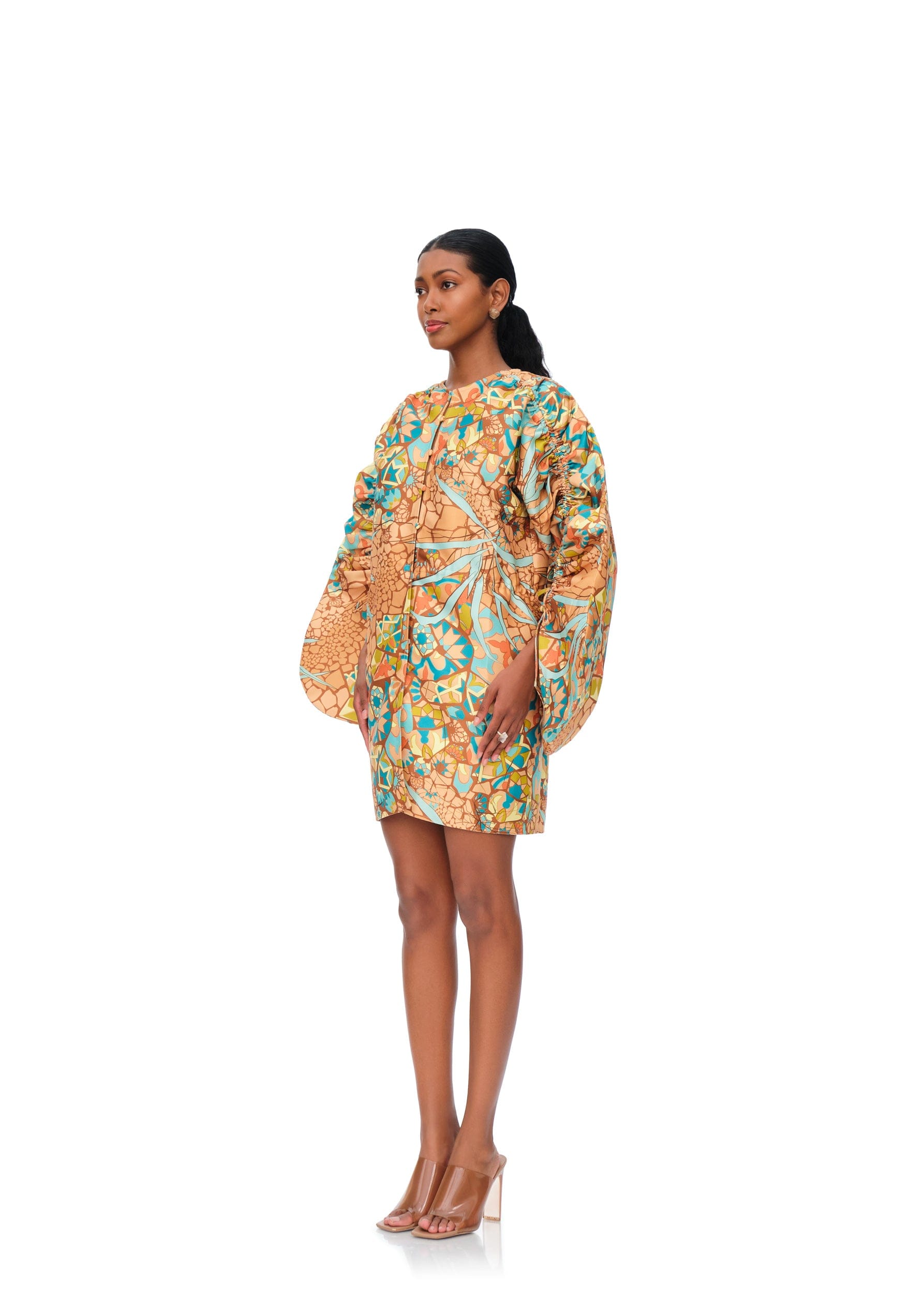 LIDA DRESS - ILIA II PRINT made by Andrea Iyamah