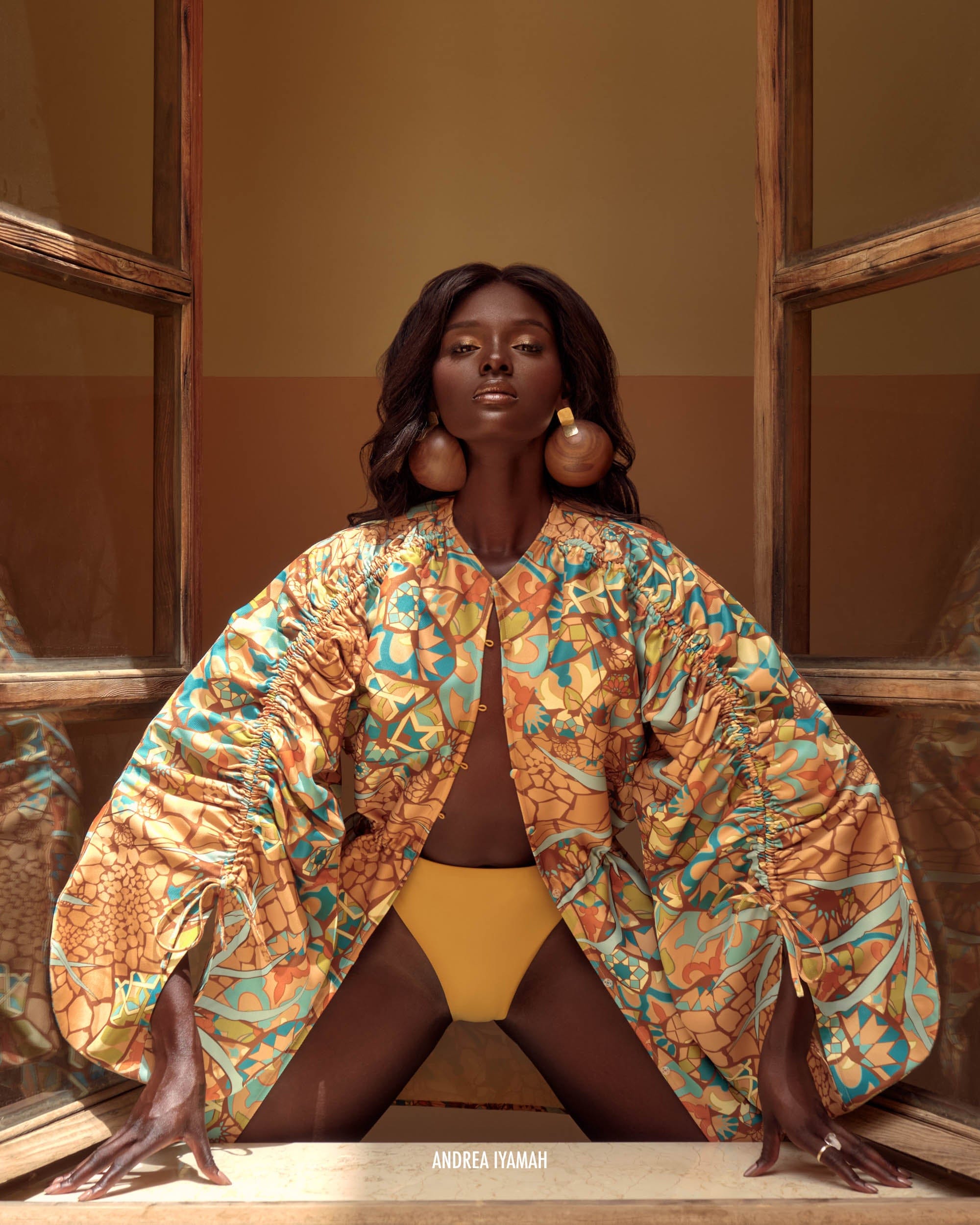 LIDA DRESS - ILIA II PRINT made by Andrea Iyamah