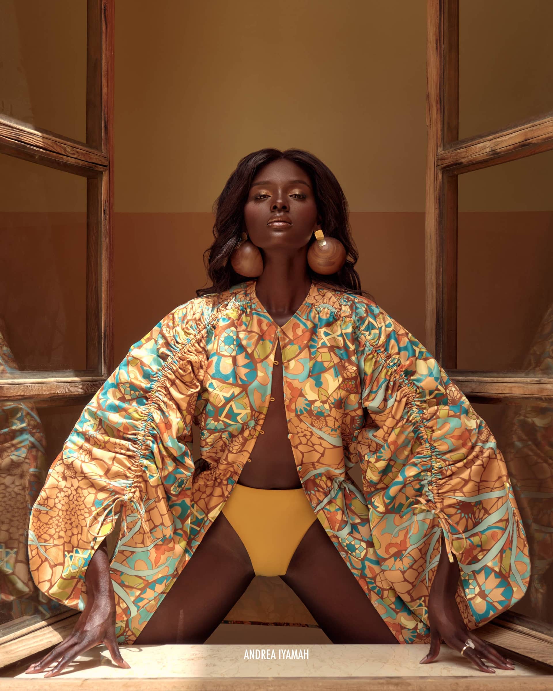 LIDA DRESS - ILIA II PRINT made by Andrea Iyamah