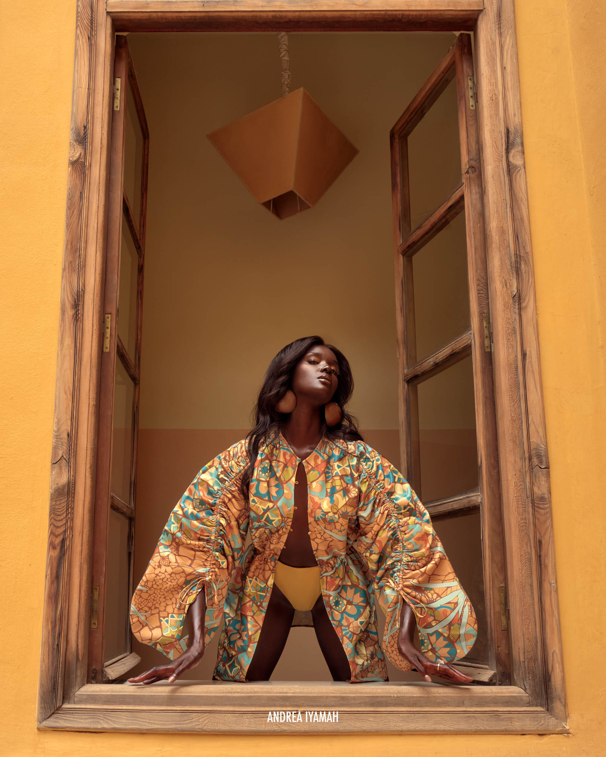 LIDA DRESS - ILIA II PRINT made by Andrea Iyamah