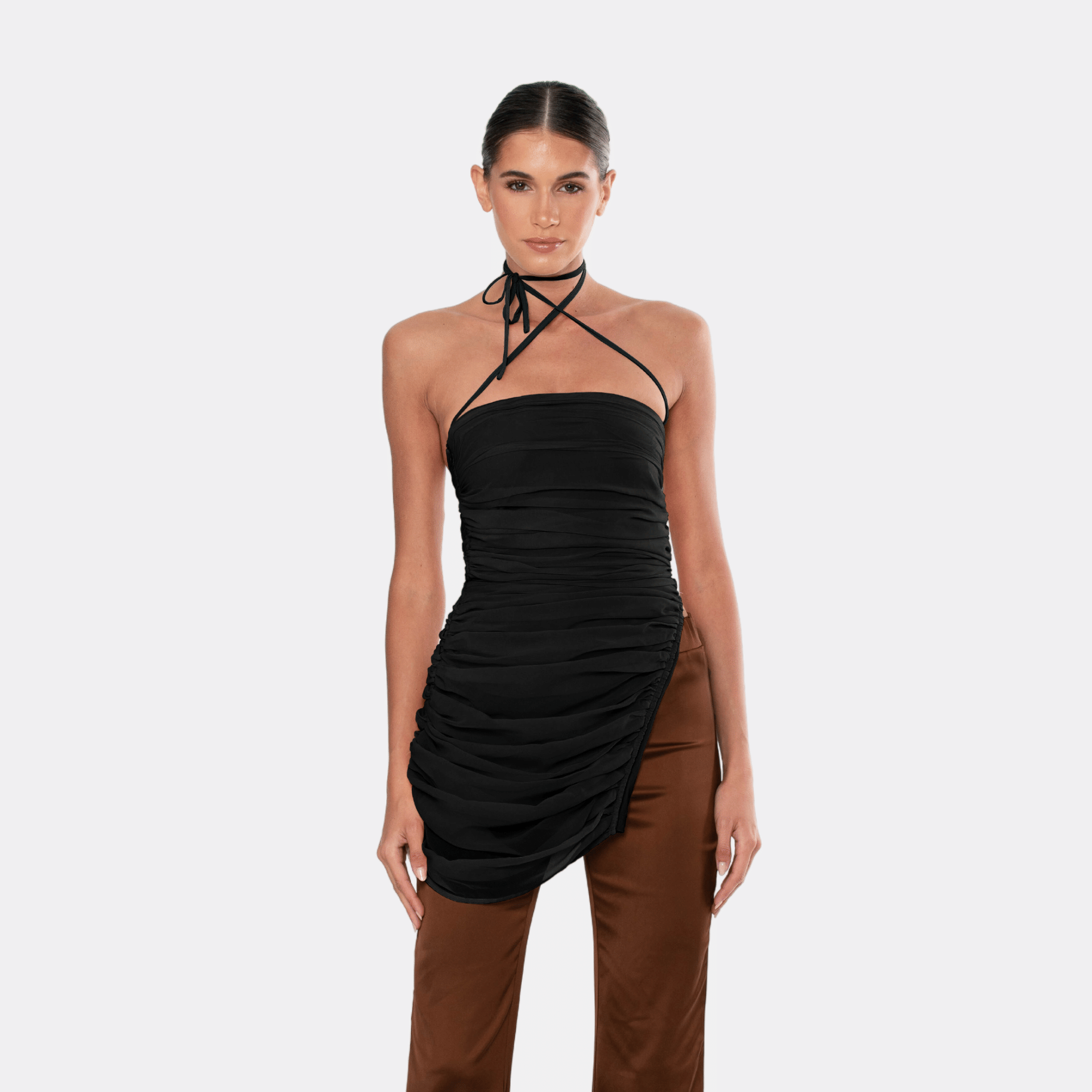 SANDY Chiffon Tie Top made by OW Collection