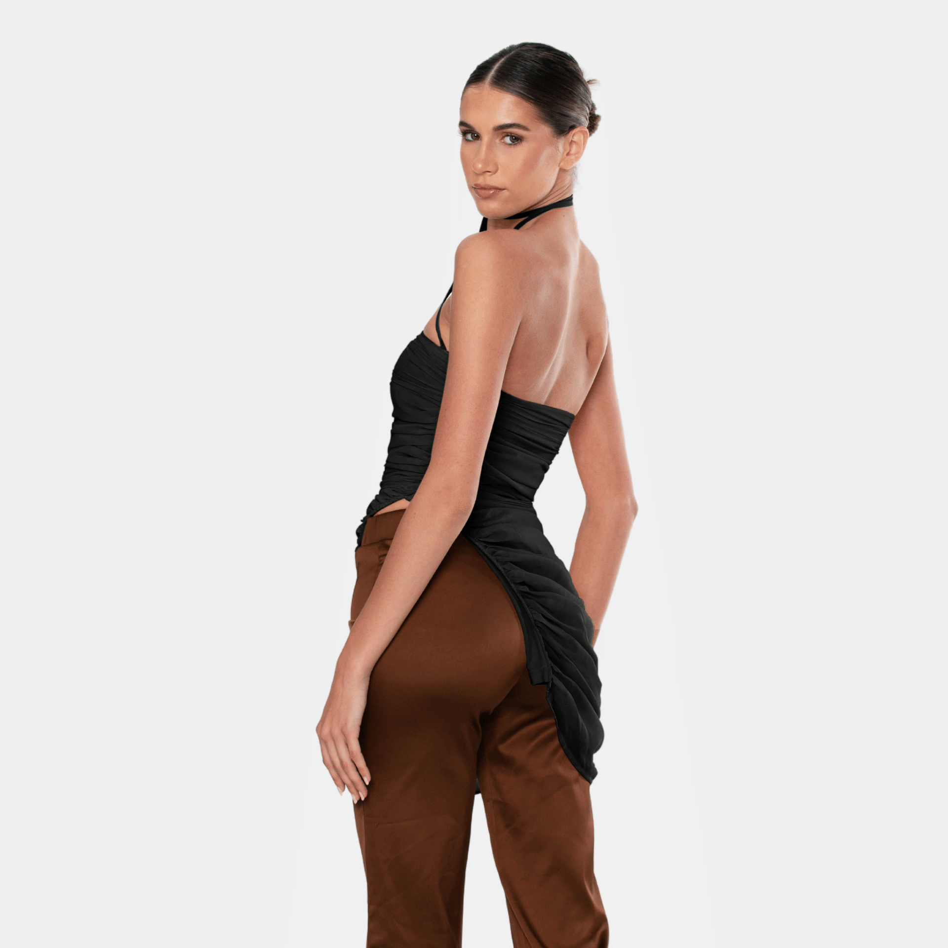 SANDY Chiffon Tie Top made by OW Collection