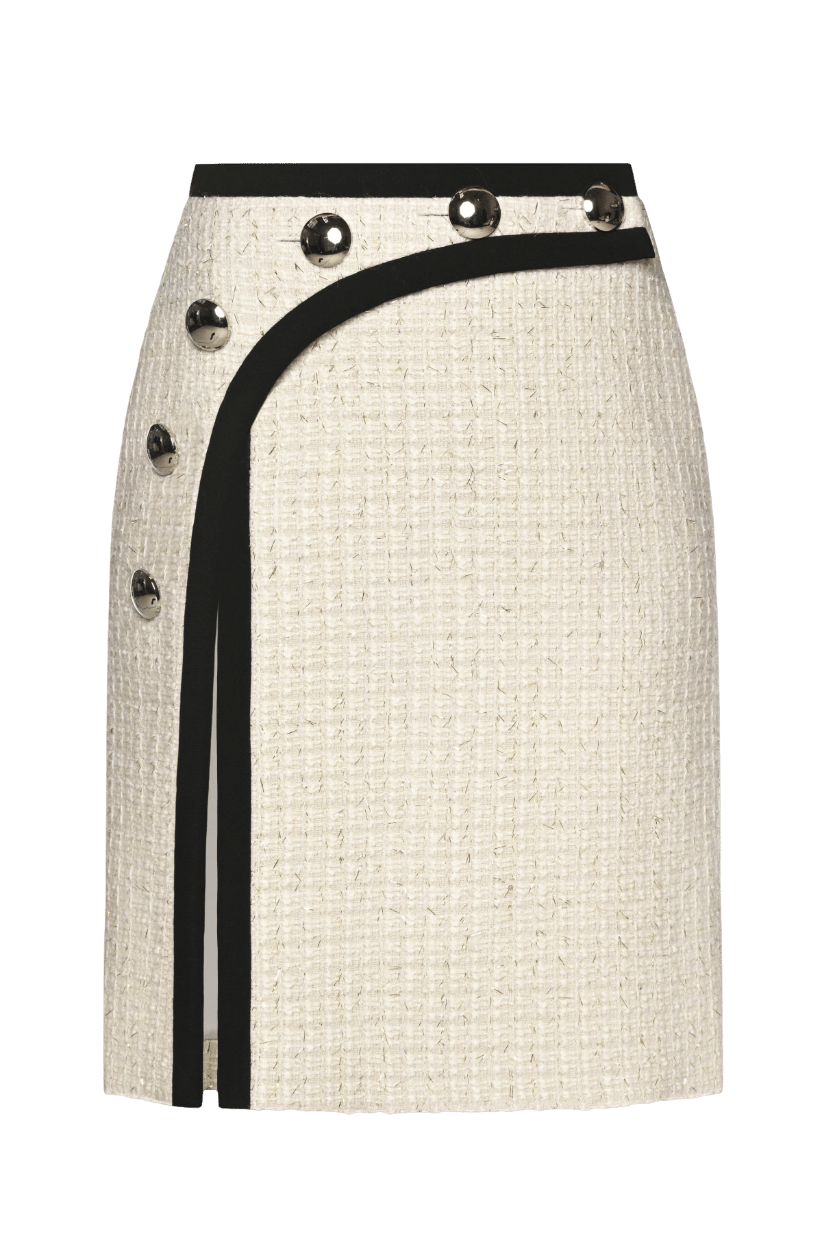 TWEED MIDI SKIRT made by KEBURIA