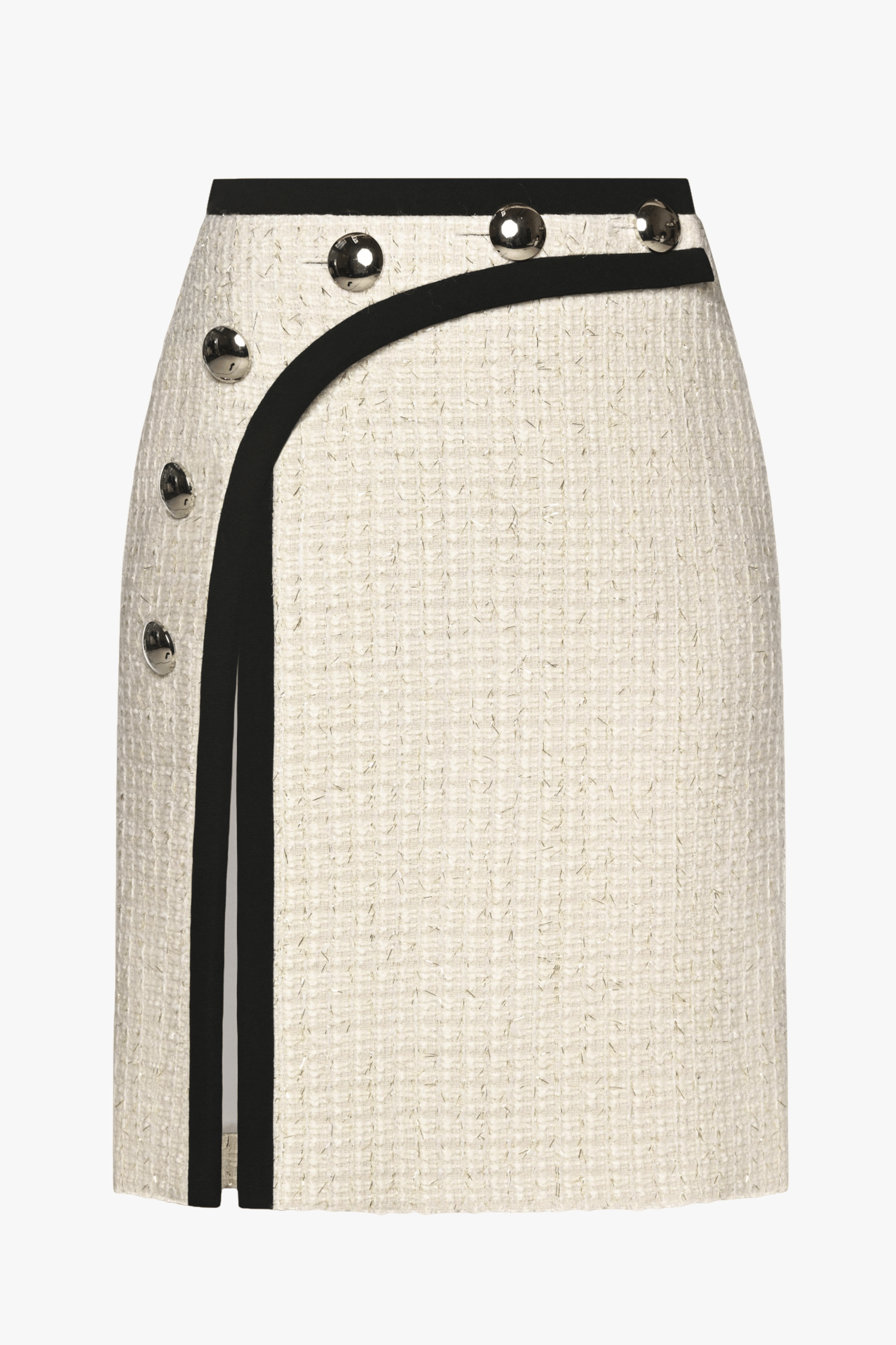 TWEED MIDI SKIRT made by KEBURIA