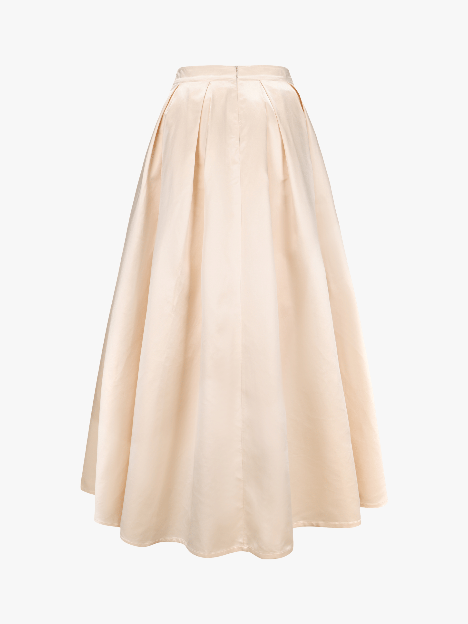 Sonya Satin Dress (Champagne) (Final Sale) in White made by Nana Jacqueline