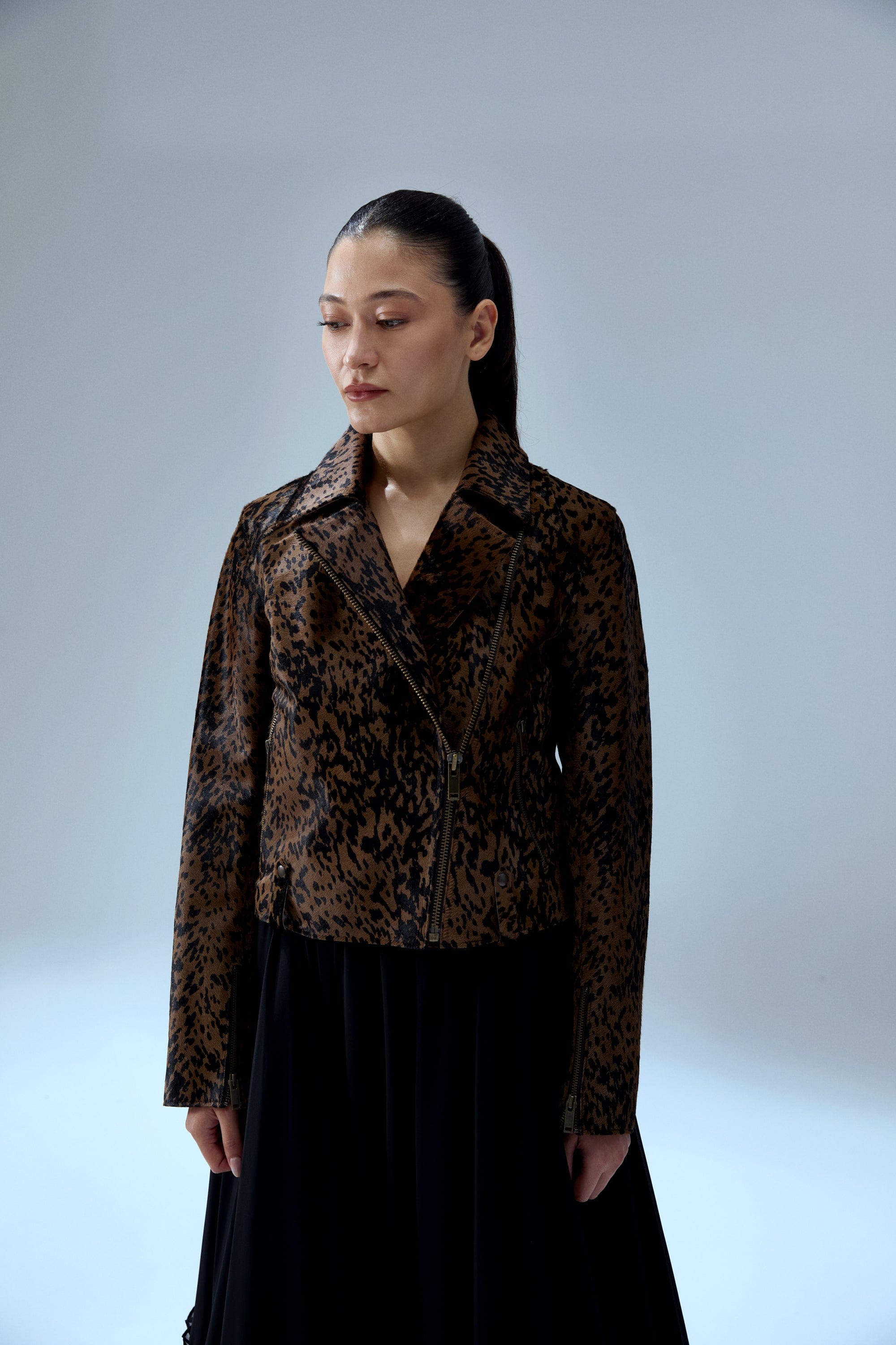 YOUR *ITCH KANGAROO LEATHER JACKET - LEOPARD made by PCFG