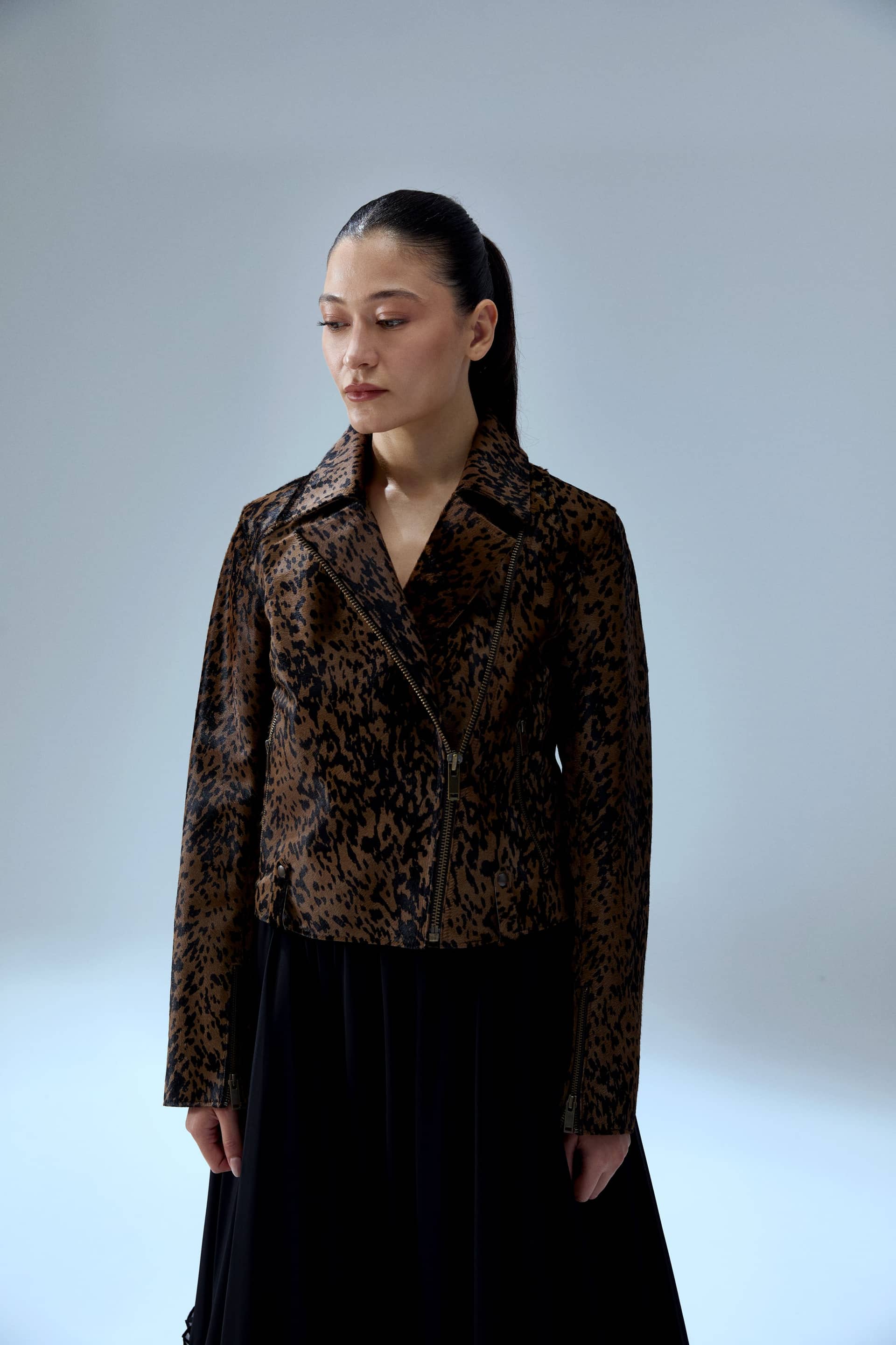 YOUR *ITCH KANGAROO LEATHER JACKET - LEOPARD made by PCFG