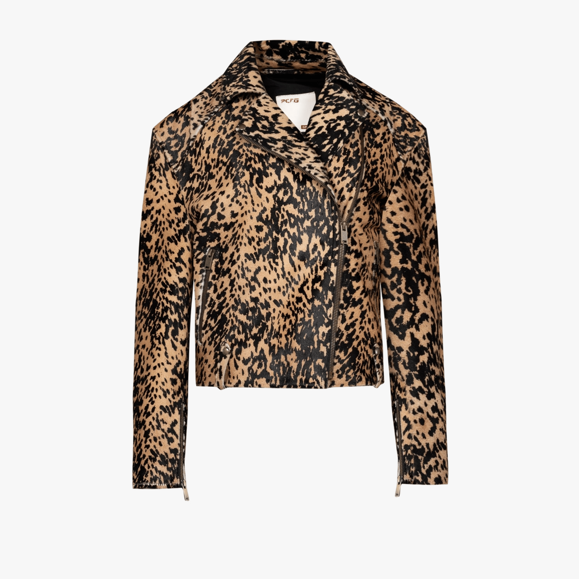 YOUR *ITCH KANGAROO LEATHER JACKET - LEOPARD made by PCFG