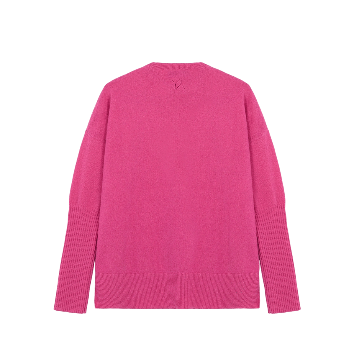 Boxy Sweater With YY Logo Fuchsia made by YLIANA YEPEZ