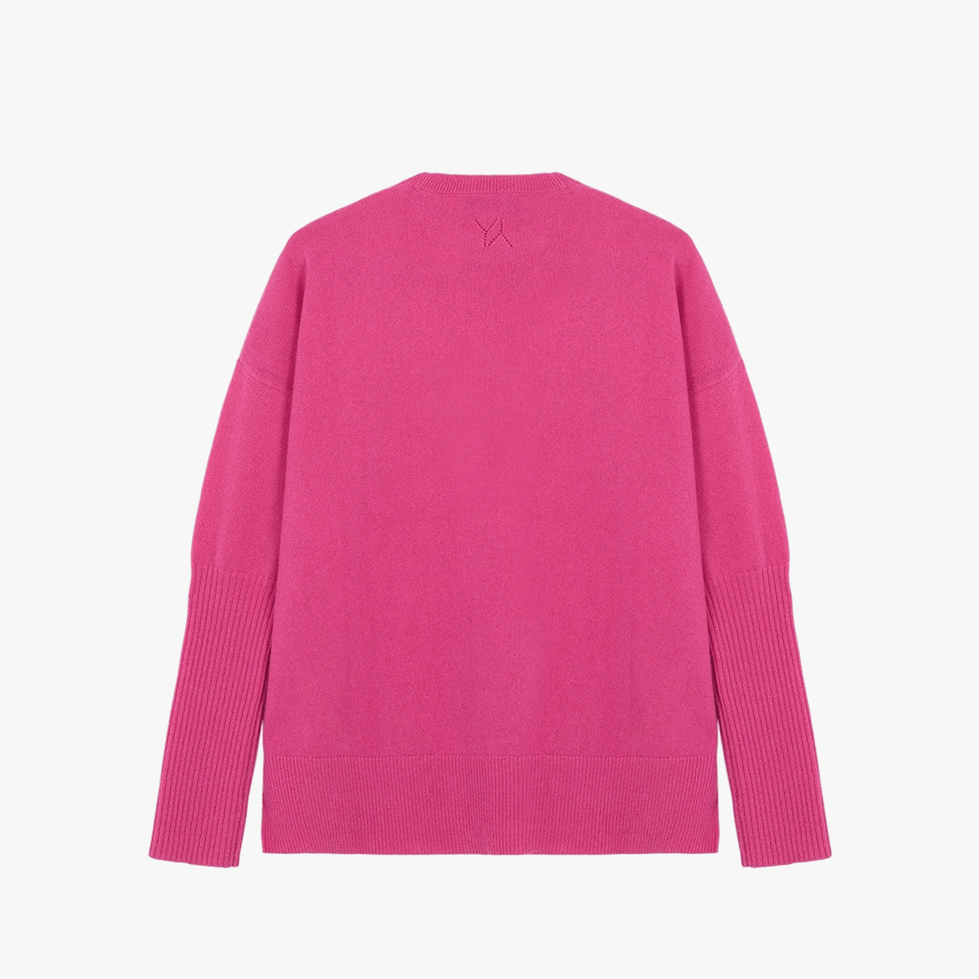 Boxy Sweater With YY Logo Fuchsia made by YLIANA YEPEZ