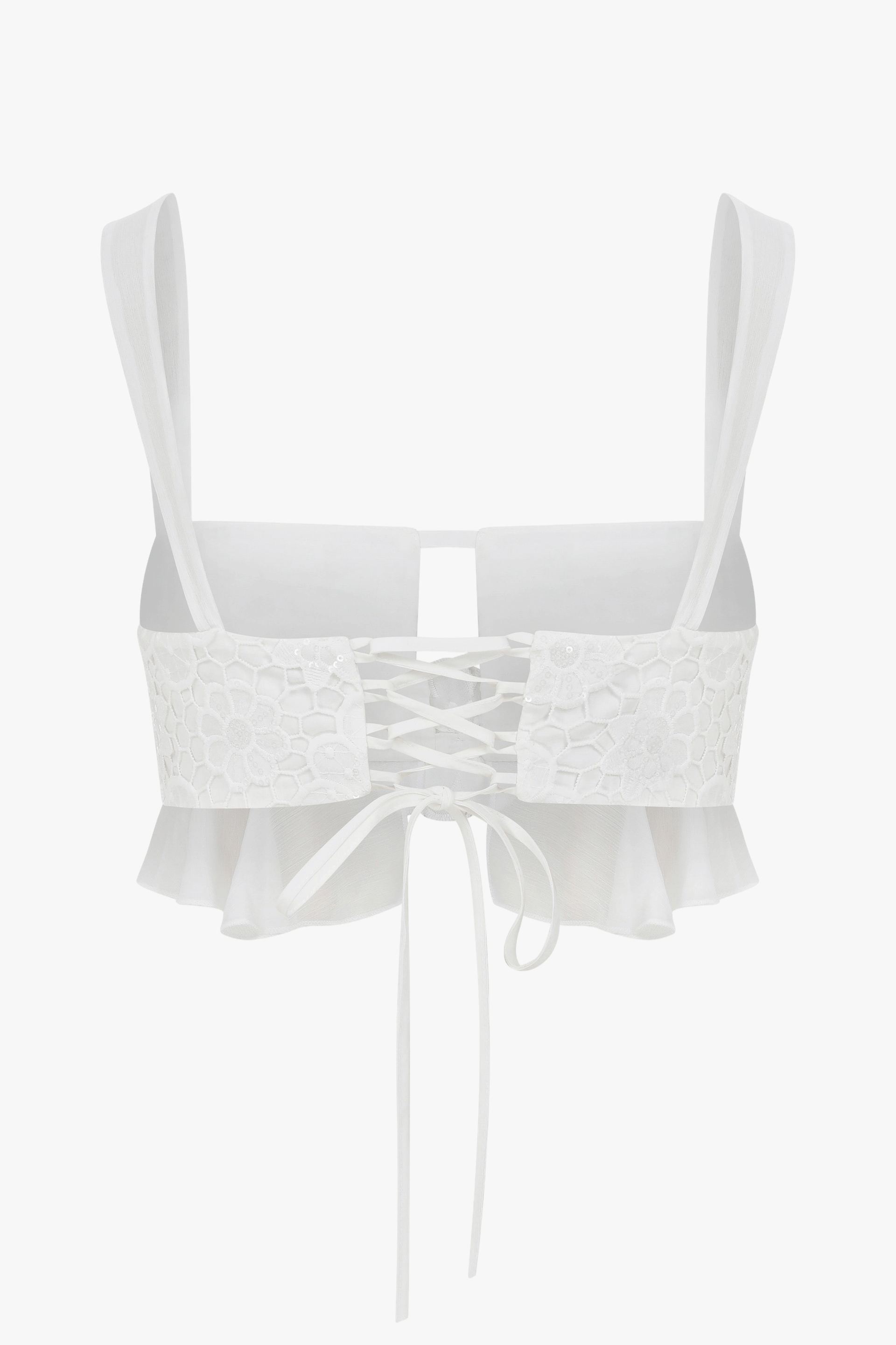 White Dahlia Top made by Declara