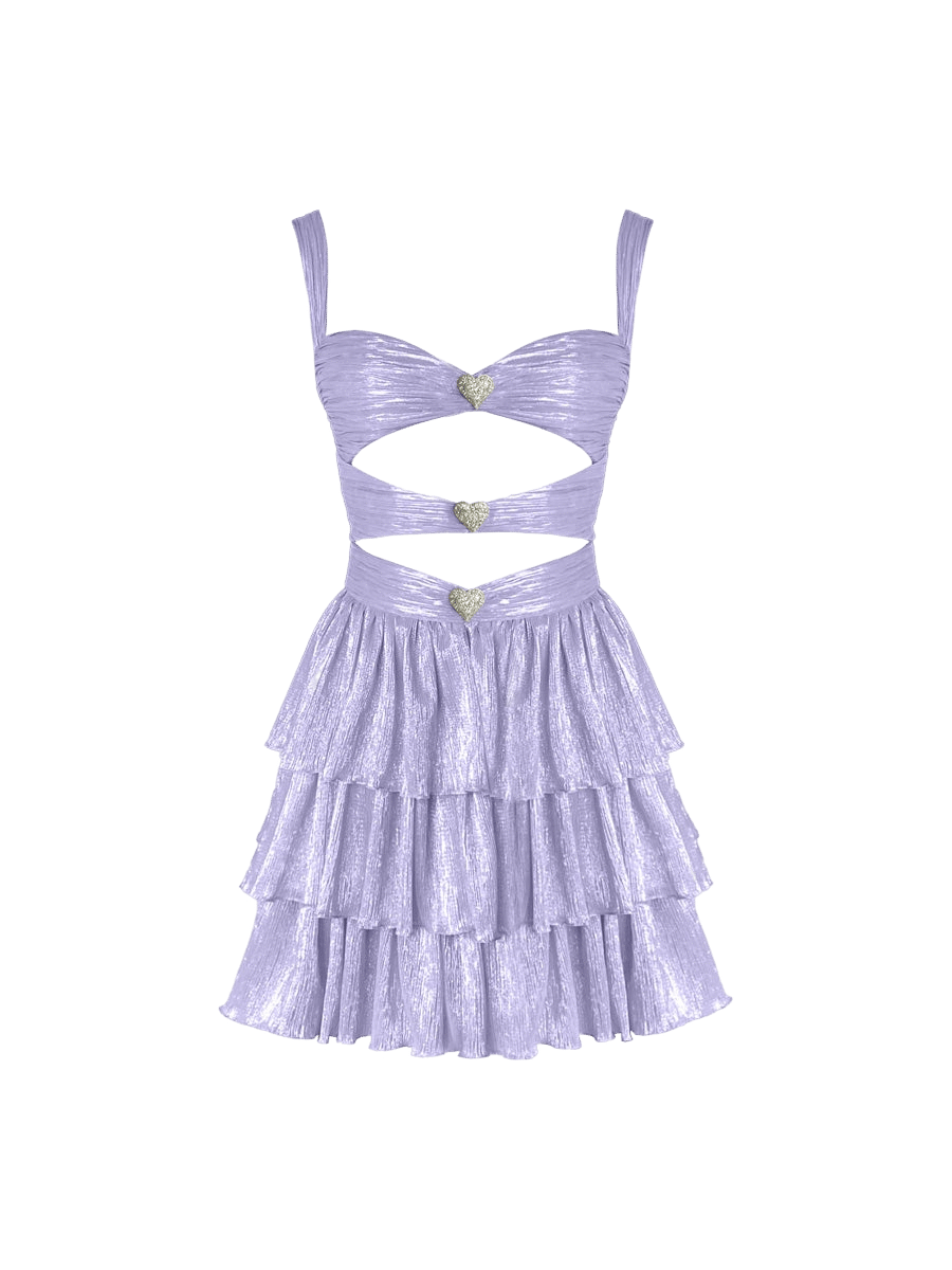 Devin Mini  Glam Dress - Pale Lilac made by Gigii's