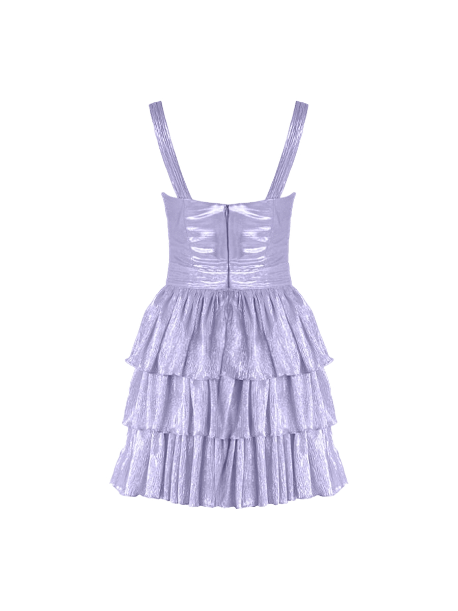 Devin Mini  Glam Dress - Pale Lilac made by Gigii's