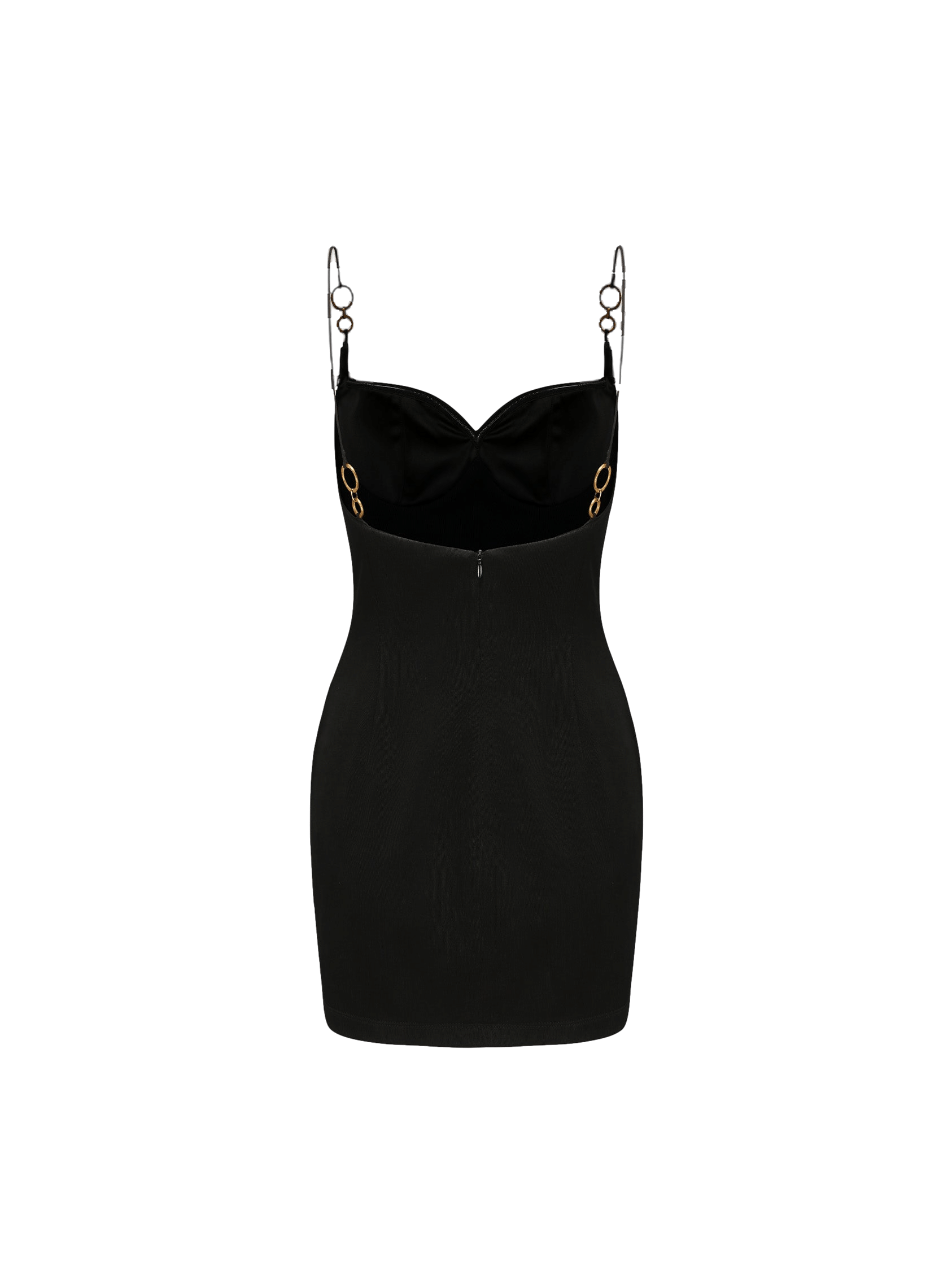 Sabrina Mini Dress in Black made by Nana Jacqueline