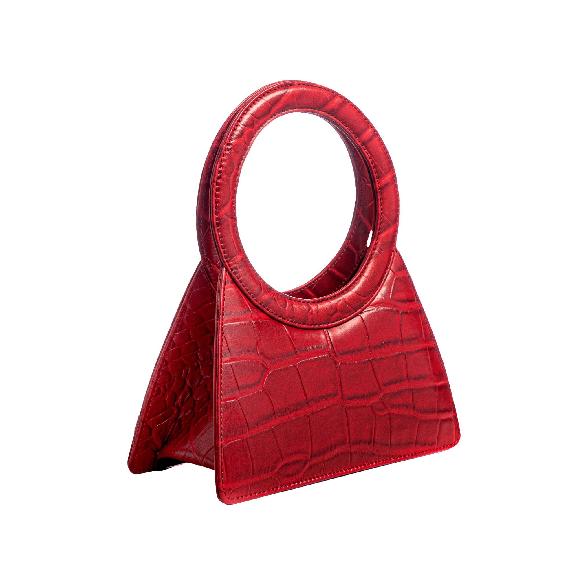 Aseela - Red - Circular Top Handle made by ALIEL