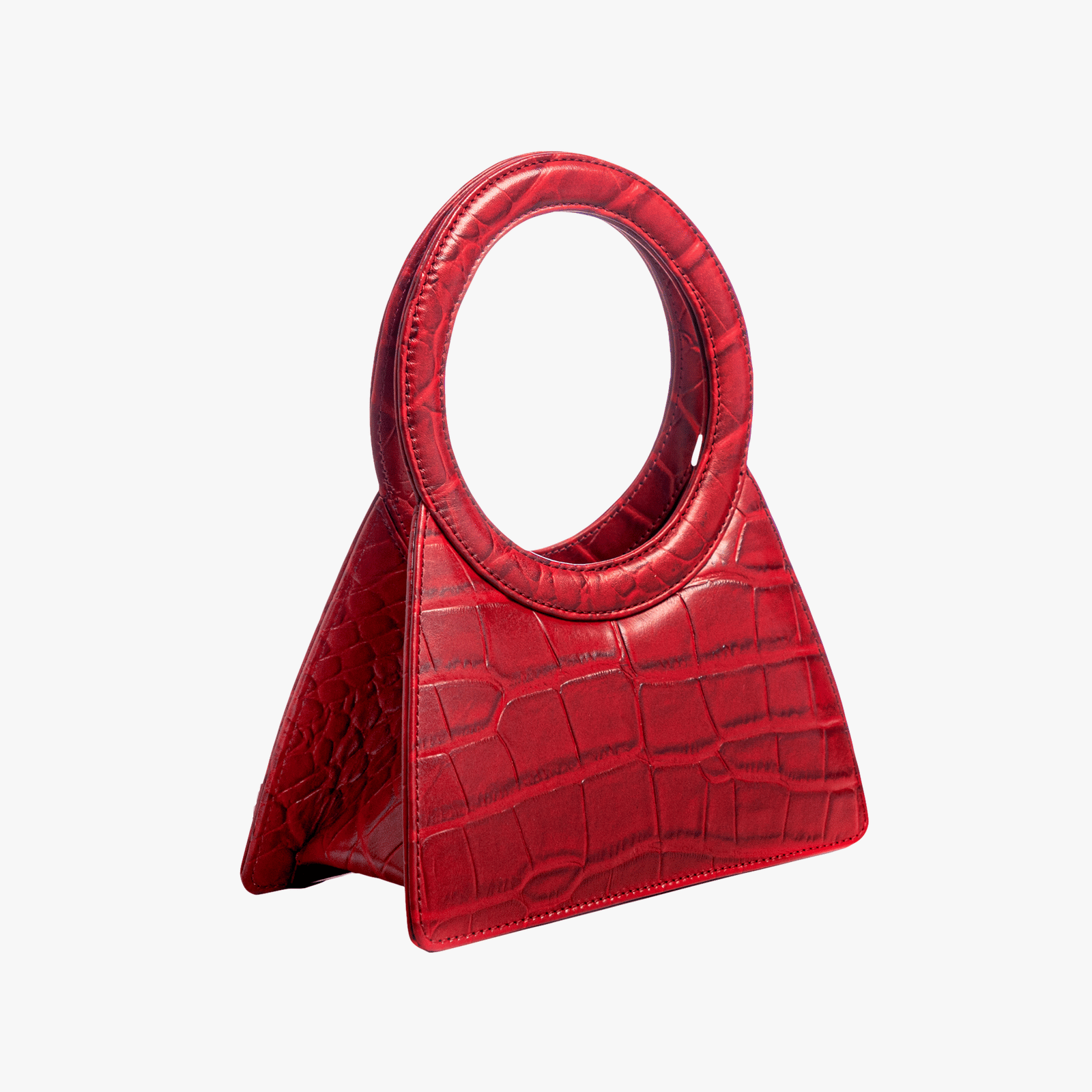 Aseela - Red - Circular Top Handle made by ALIEL