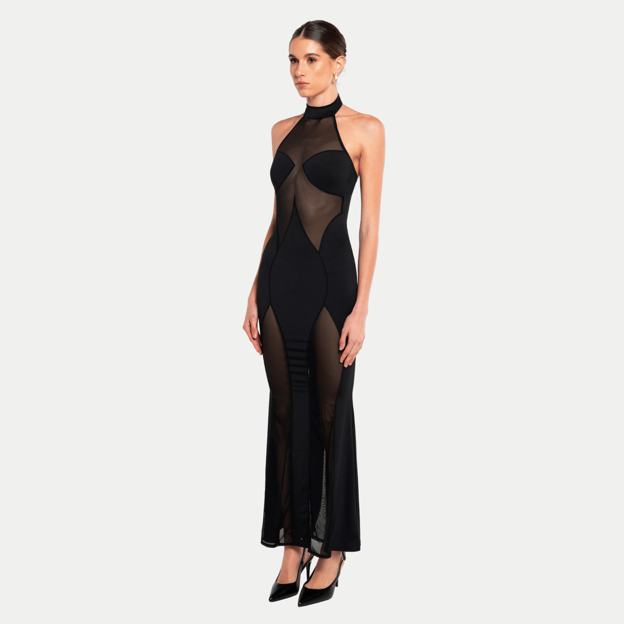 SIERRA Halter Neck Dress made by OW Collection