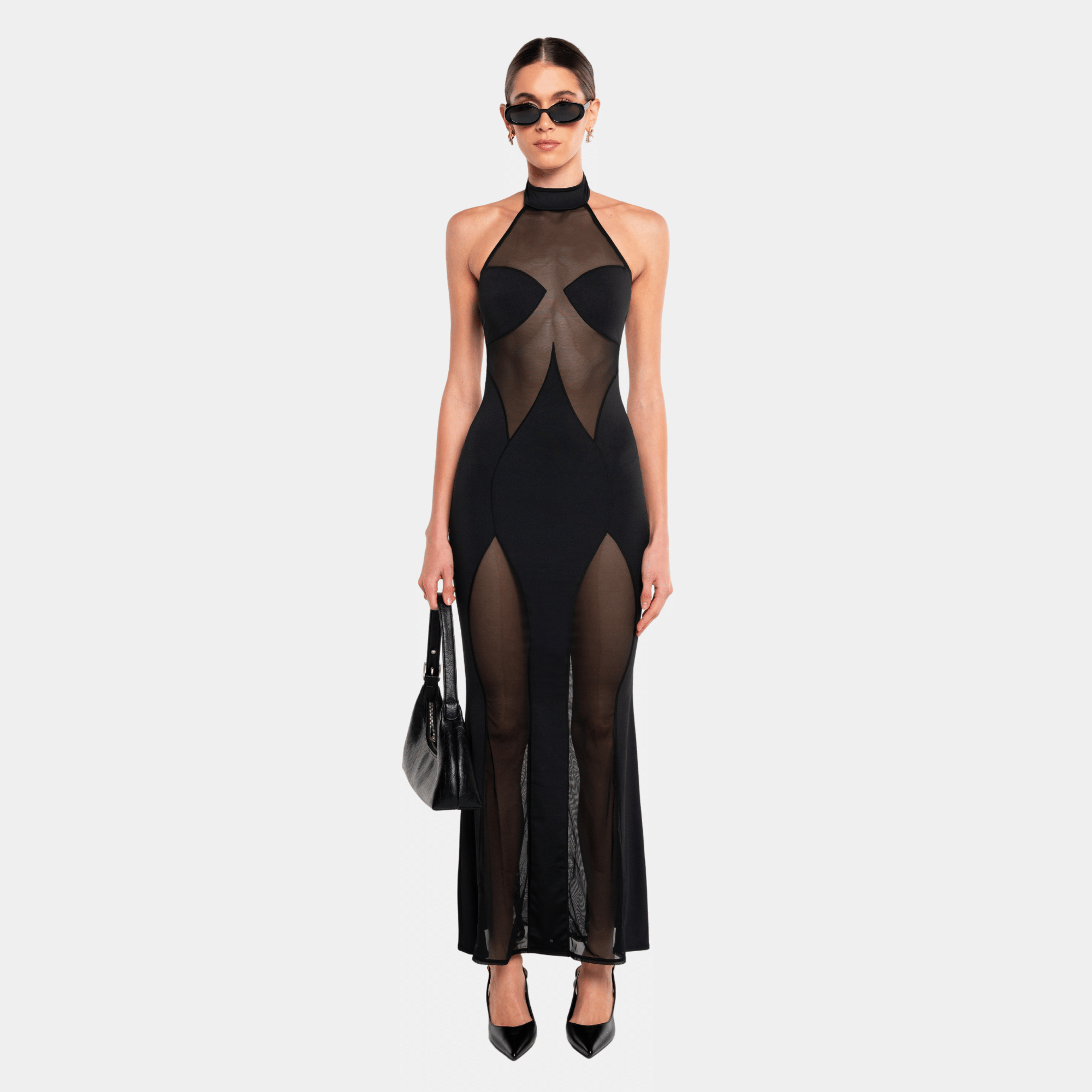 SIERRA Halter Neck Dress made by OW Collection