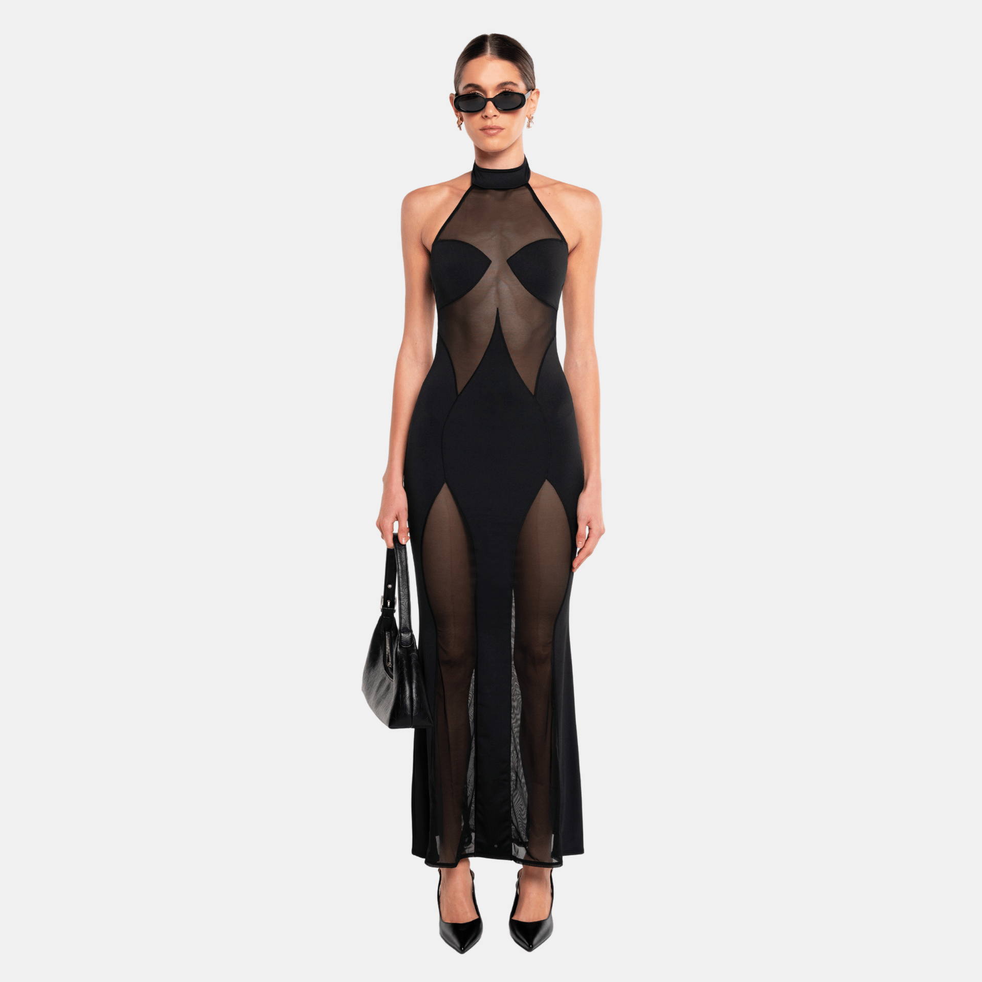 SIERRA Halter Neck Dress made by OW Collection
